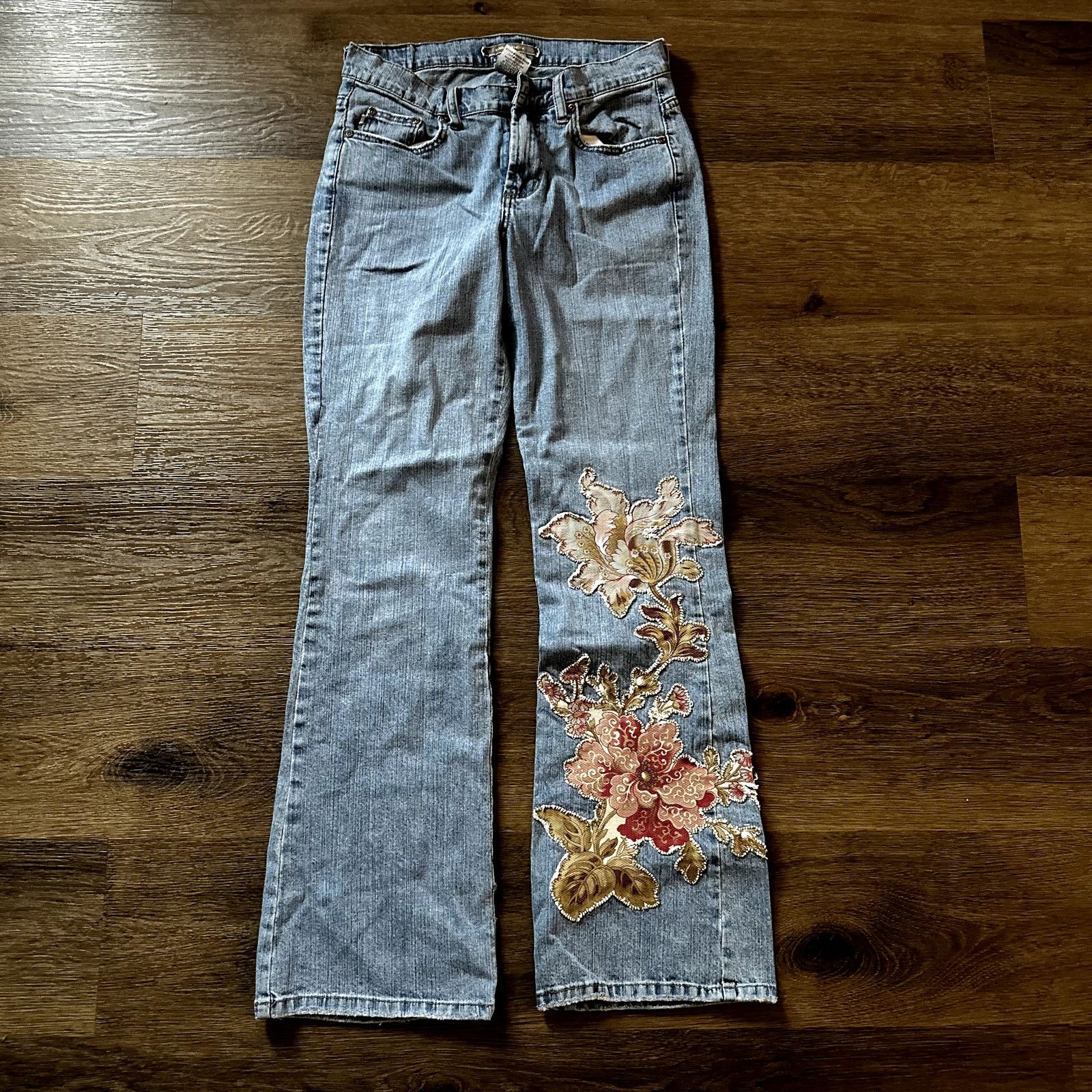Z Brand vtg 90s Z. Cavaricci Appliqued Womens Jeans Size 28" / US 6 / IT 42 - 1 Thumbnail