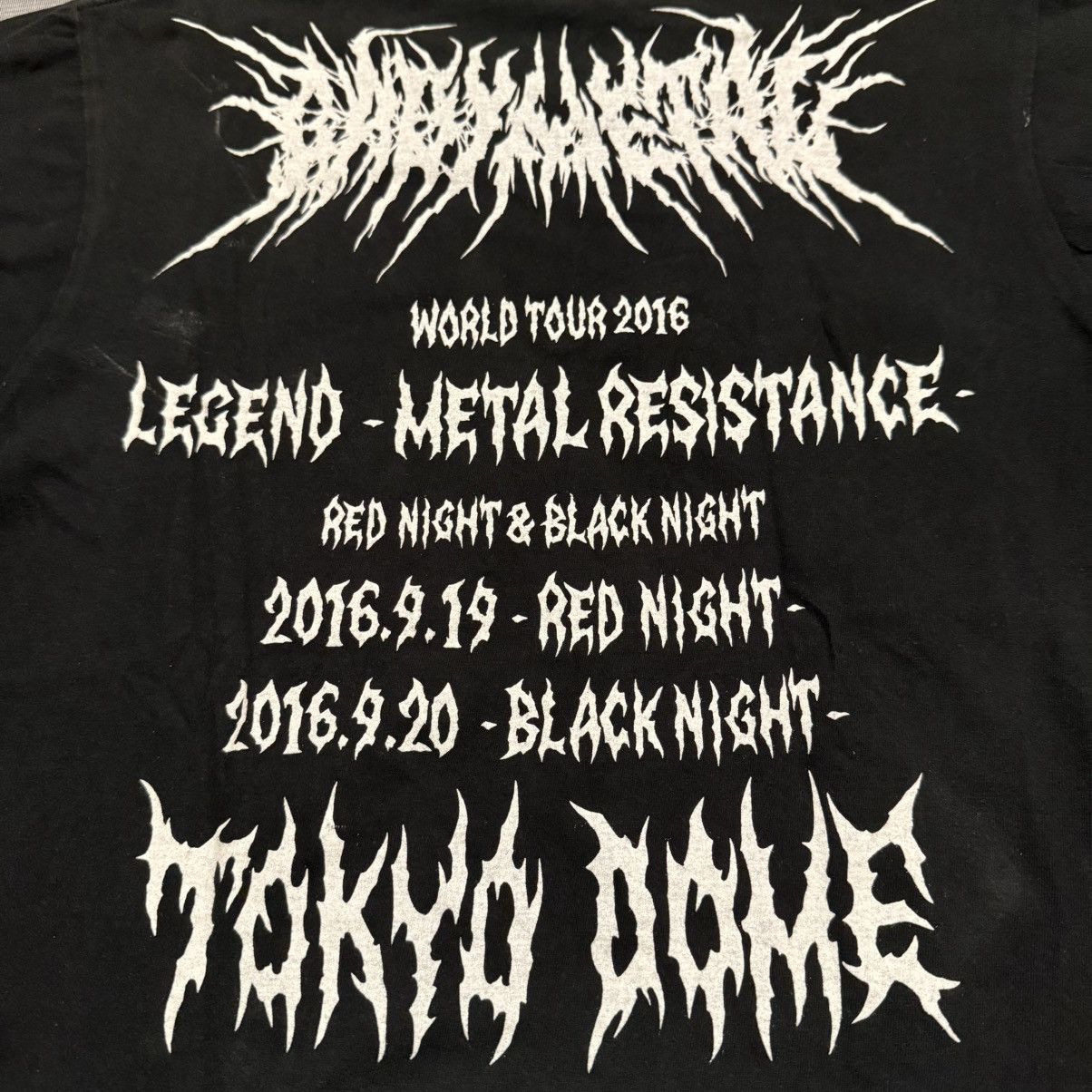 Other BABYMETAL Official Merchandise Size US L / EU 52-54 / 3 - 7 Thumbnail