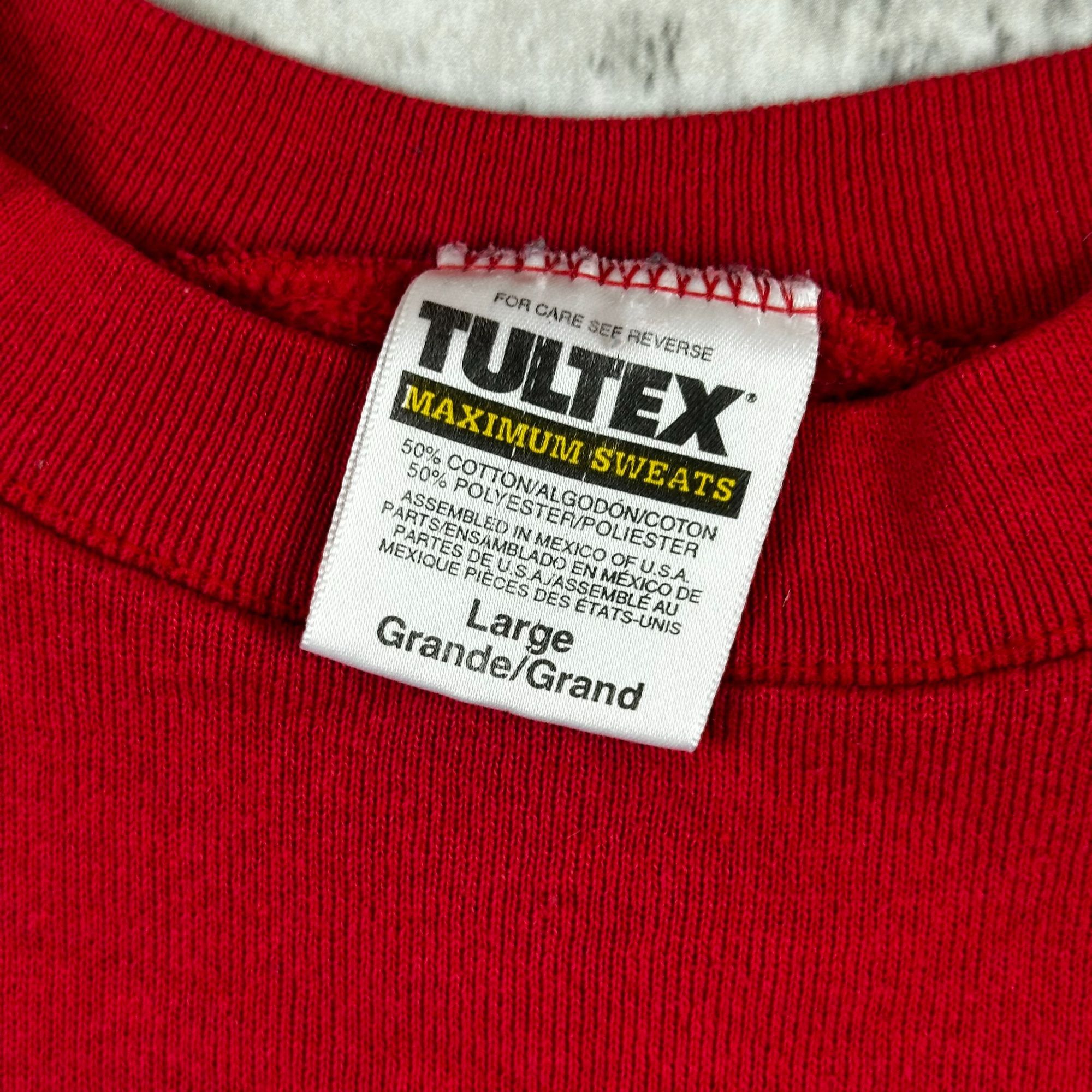 Tultex Vintage Red N.C. State Sweatshirt Tultex Maximum Sweats Larg Size US L / EU 52-54 / 3 - 3 Thumbnail