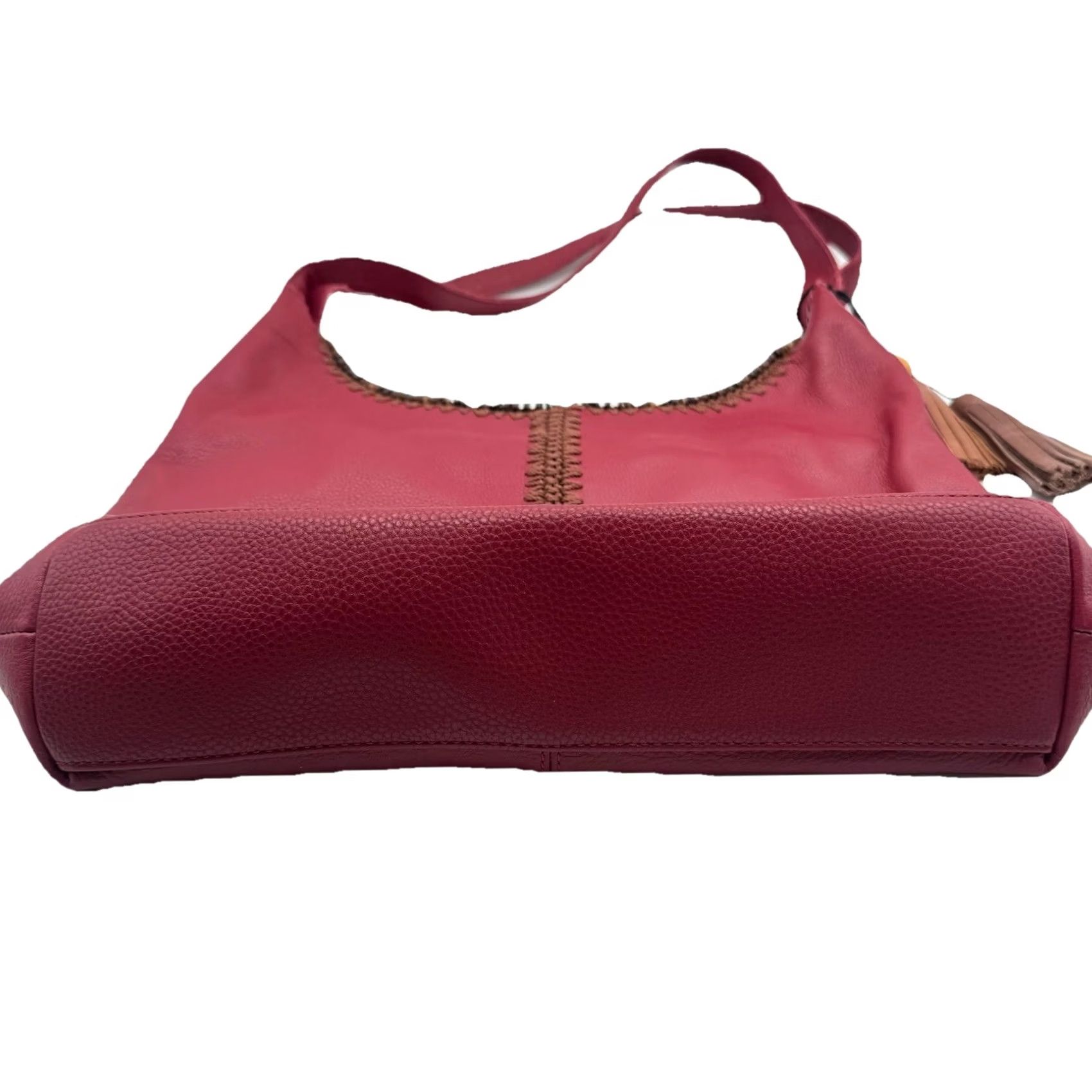 The Sak The Sak Huntley Leather Hobo Shoulder Bag Red Women Large CMWH NWOT Size ONE SIZE - 6 Thumbnail