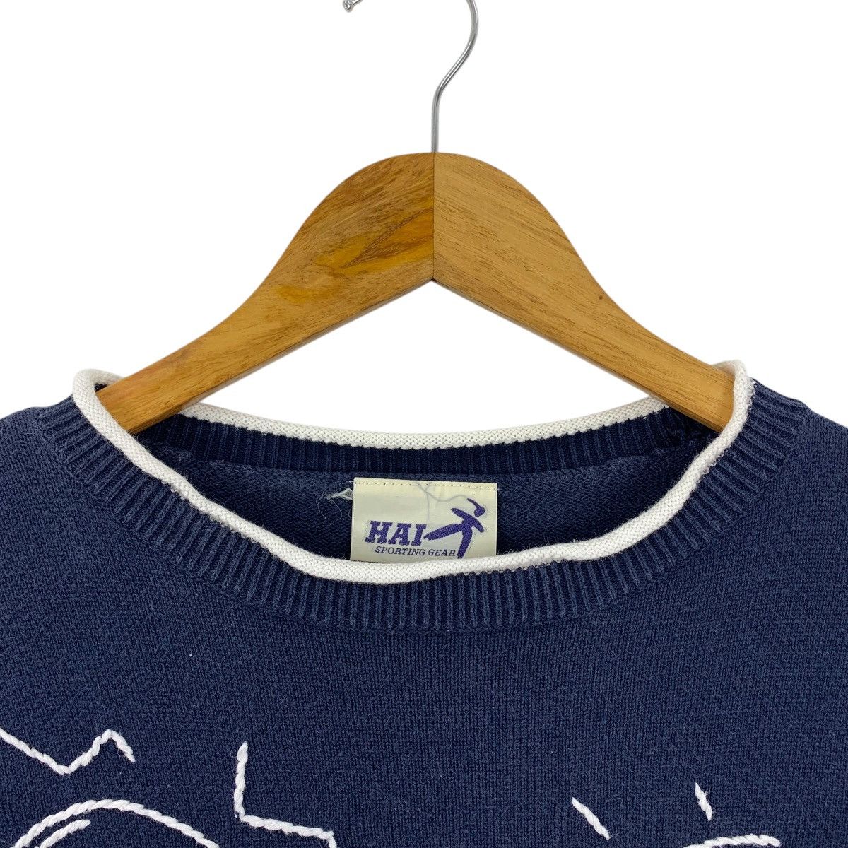 Issey Miyake × Vintage Vintage HAI SPORTING GEAR By ISSEY MIYAKE embroidery tee Size US M / EU 48-50 / 2 - 7 Thumbnail