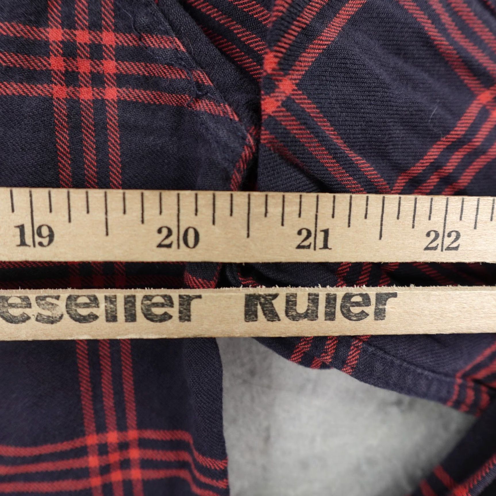 A.P.C. VINTAGE APC Shirt Mens Medium Blue Red Plaid Brushed Twill Flannel Button Up Lightweight - Designer Shirt Mens M Blue Plaid 90s? Size US M / EU 48-50 / 2 - 6 Thumbnail