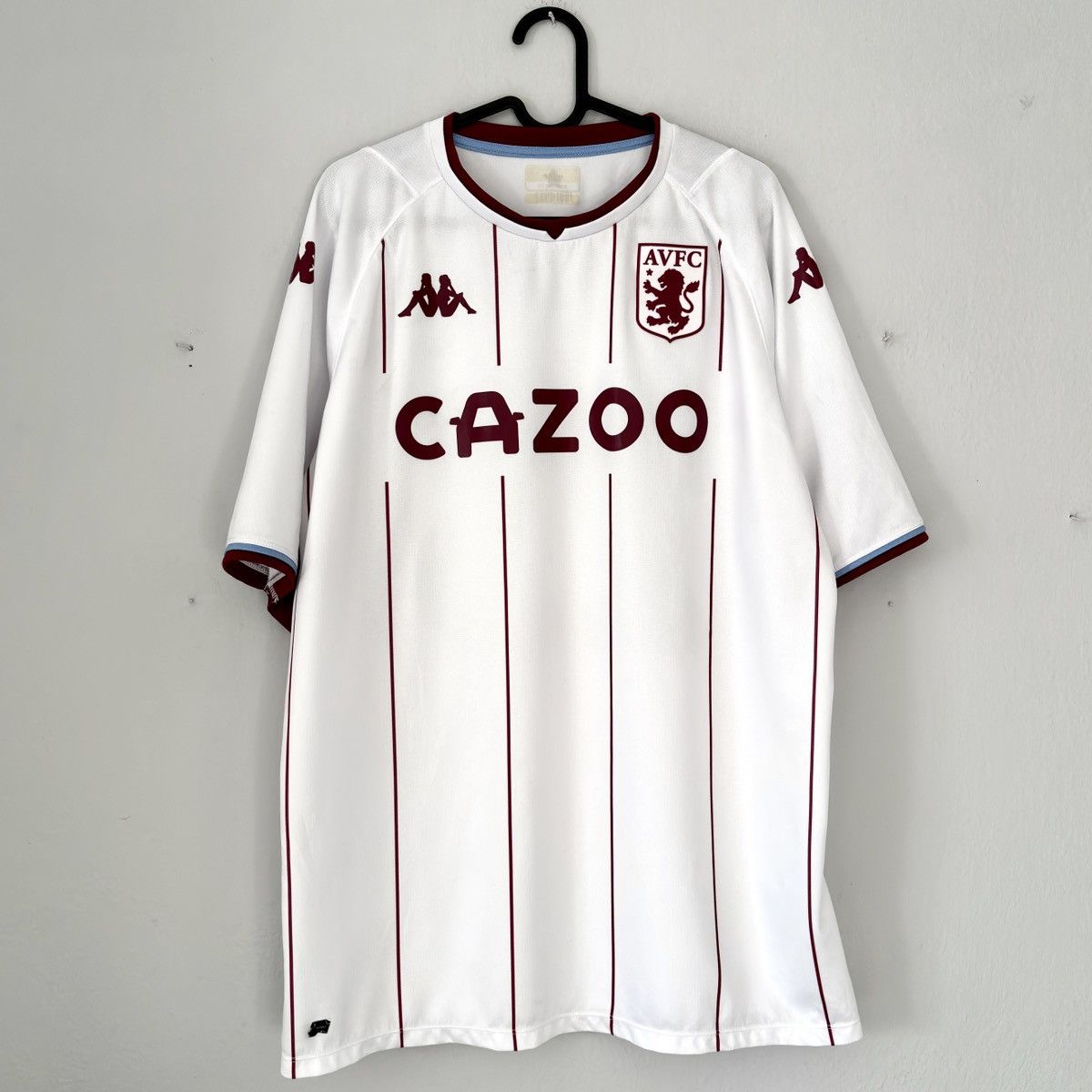 Kappa 2021 2022 Aston Villa Coutinho Kappa England Soccer Jersey Size US XL / EU 56 / 4 - 2 Thumbnail