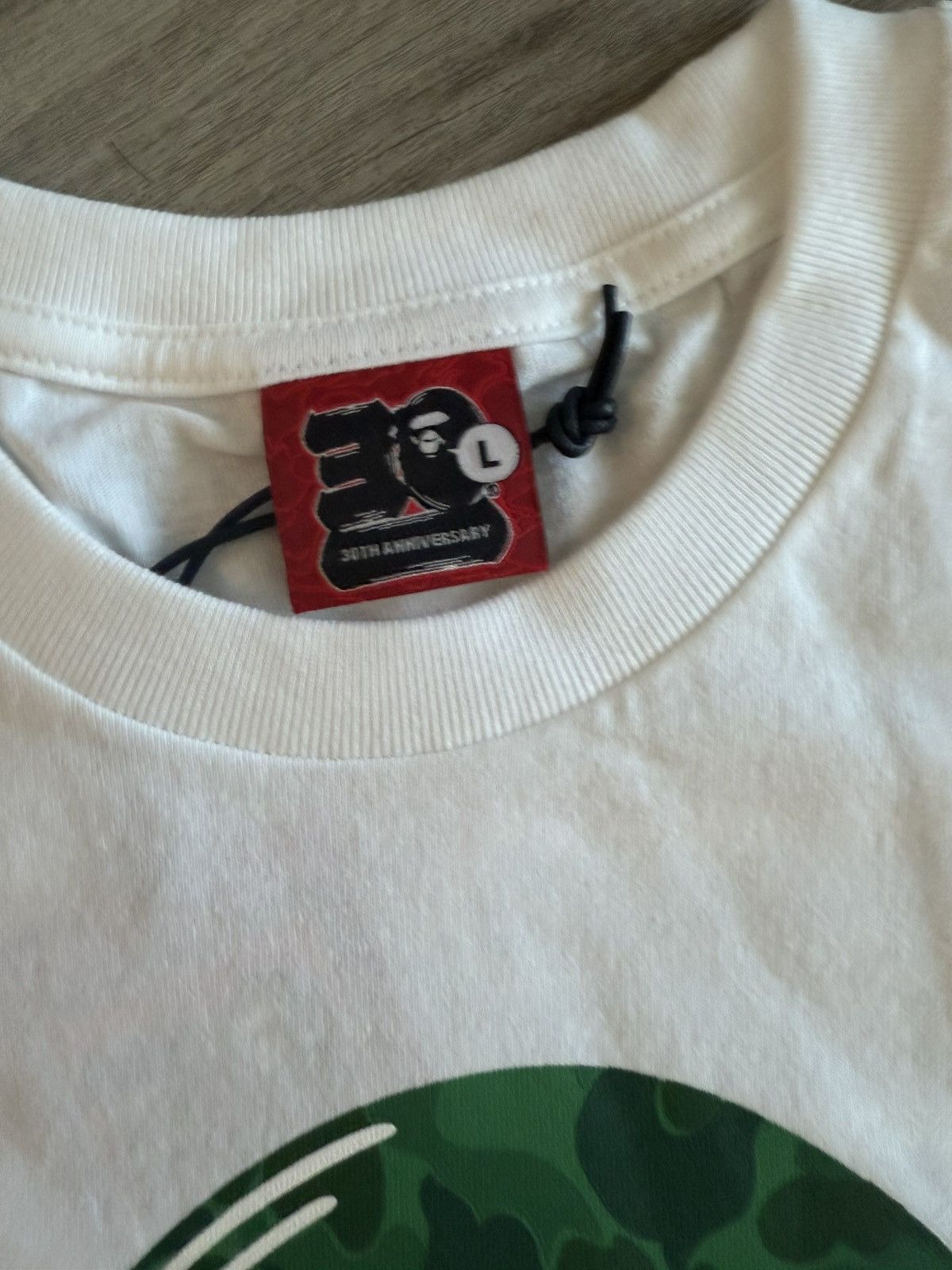 Bape Bape Shibuya 30th Anniversary Ape Head Tee Size US L / EU 52-54 / 3 - 4 Thumbnail