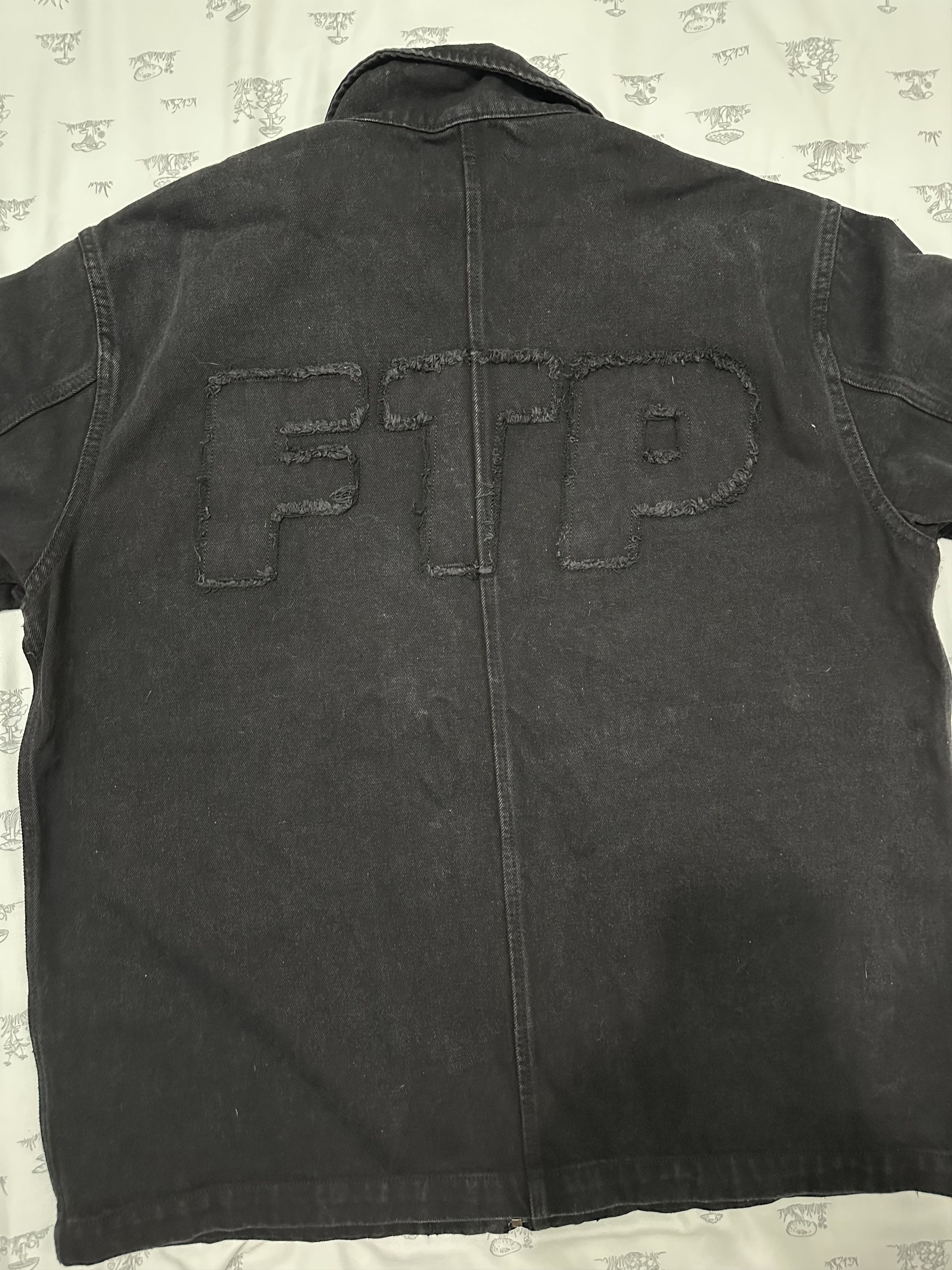 Fuck The Population FTP Black Denim Chore Jacket Size US L / EU 52-54 / 3 - 3 Thumbnail