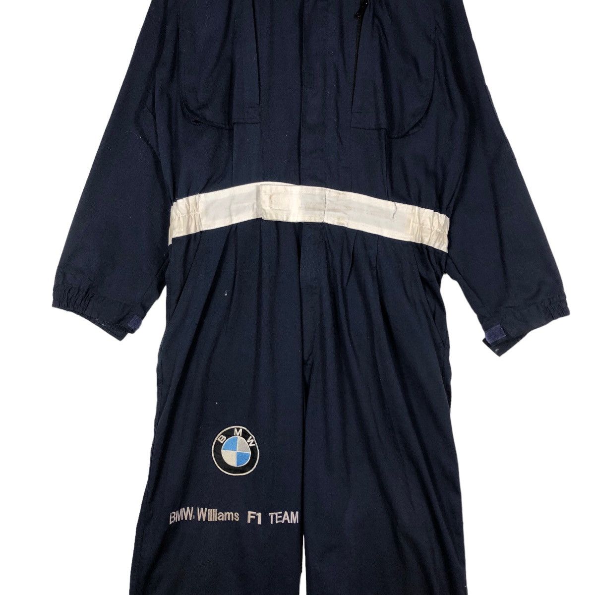 Japanese Brand 🔥Vintage Overall Racing BMW Williams F1 Team HP Castrol Size US 38 / EU 54 - 6 Thumbnail