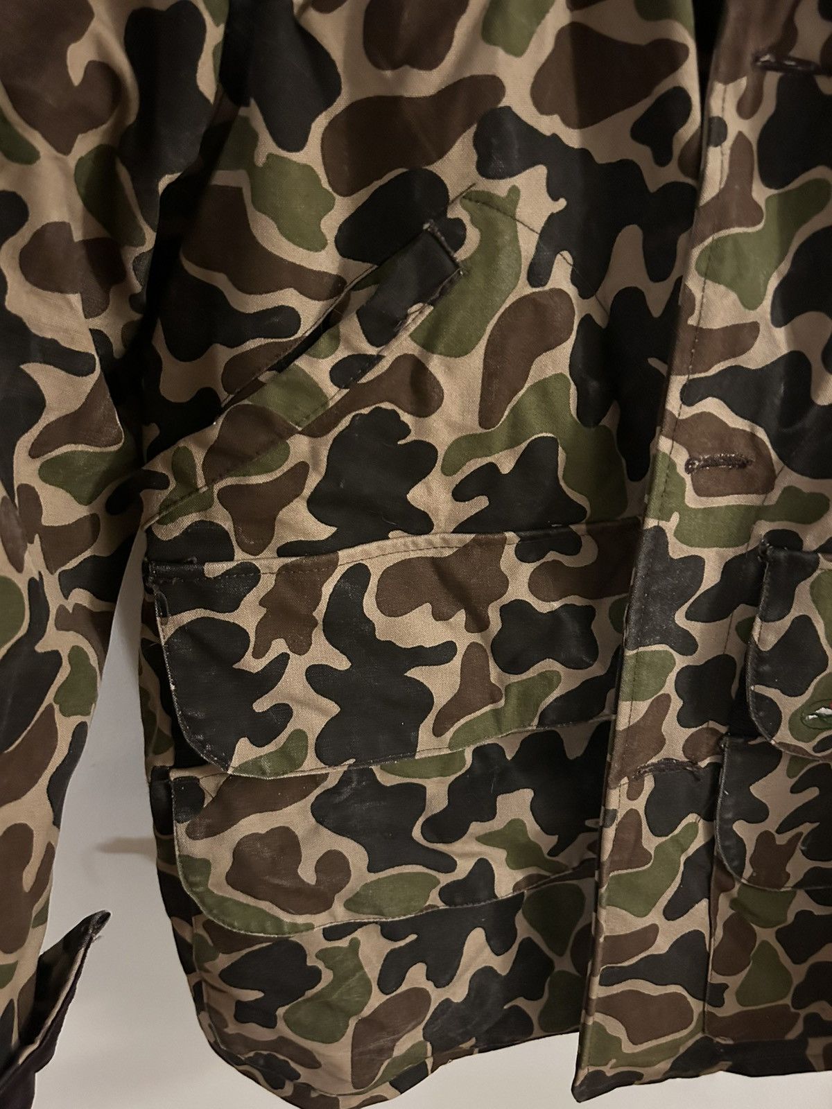 Vintage DUCK CAMO TRUE VINTAGE HUNTING JACKET RED HEAD MADE IN USA Size US L / EU 52-54 / 3 - 2 Thumbnail