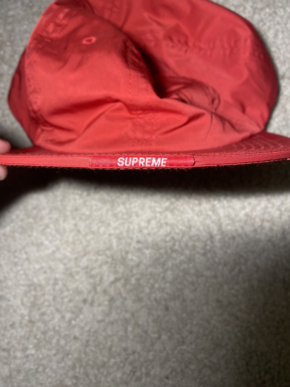 Supreme Supreme Nylon Visor Label 6-Panel Size ONE SIZE - 2 Thumbnail