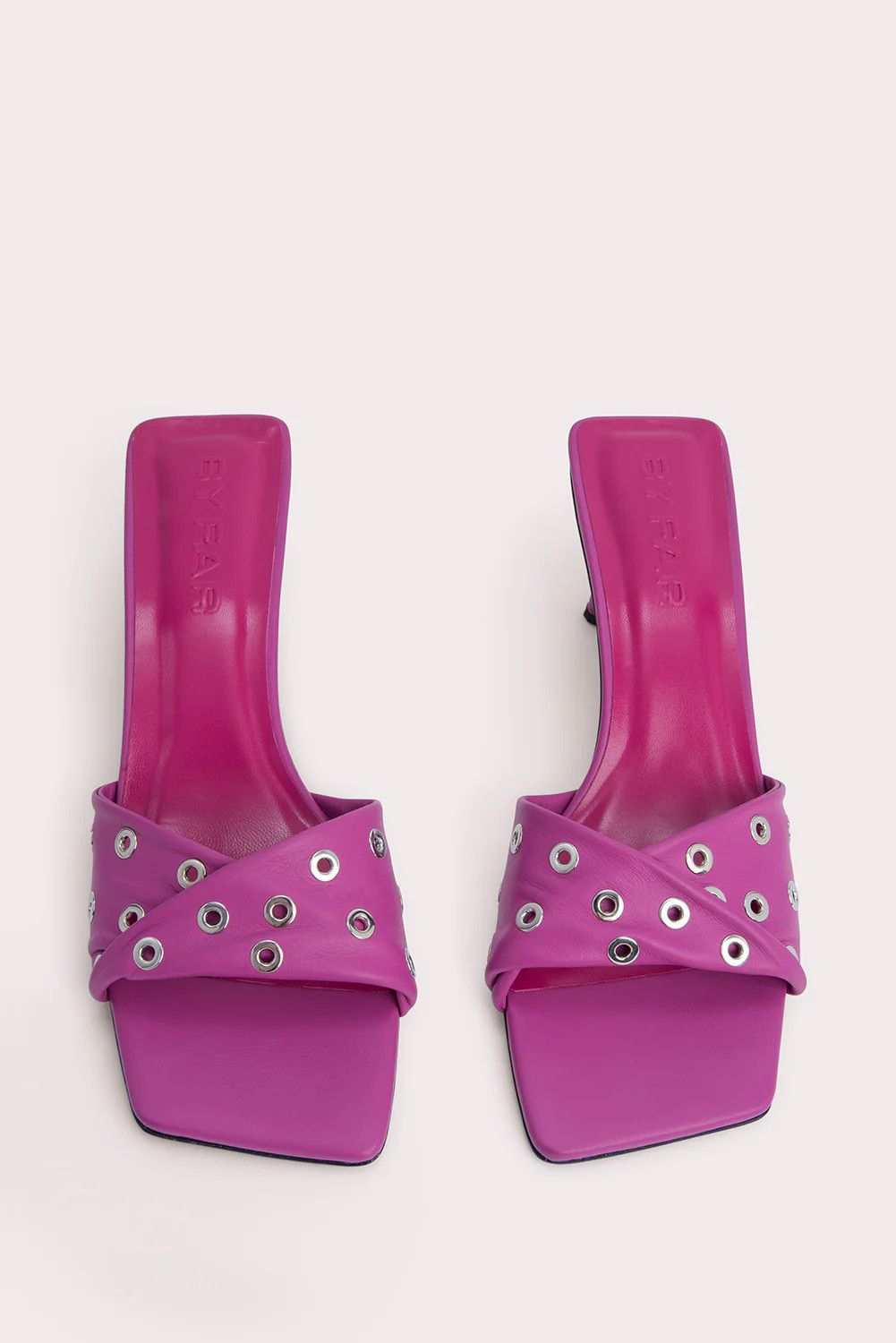 By Far o1mle0824 Rocco Nappa Leather and Eyelets in Fuchsia Size US 8 / IT 38 - 3 Thumbnail