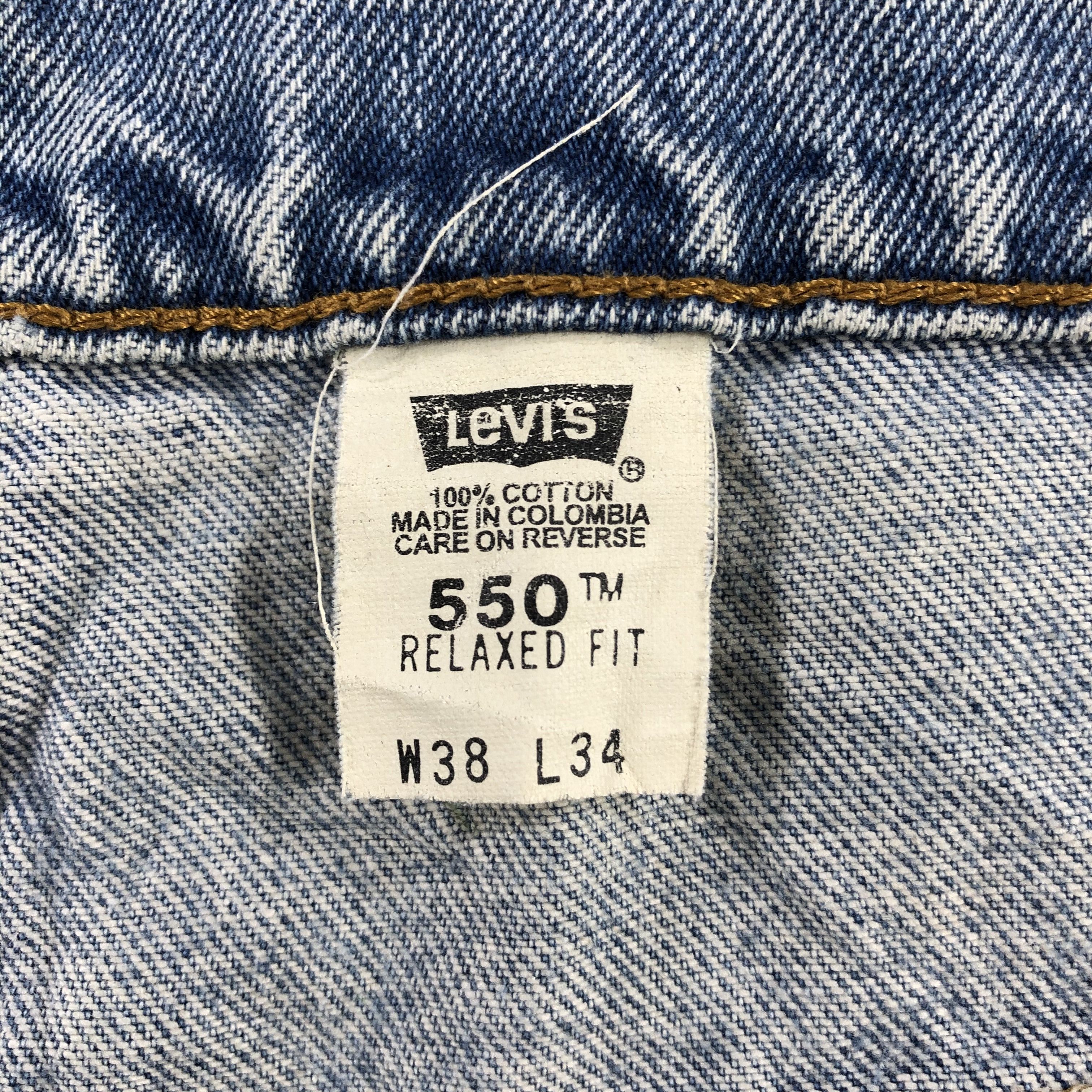 Levi's × Vintage 90s Vintage Blue Wash Levis 550 Jeans-JM3150 Size US 36 / EU 52 - 12 Thumbnail