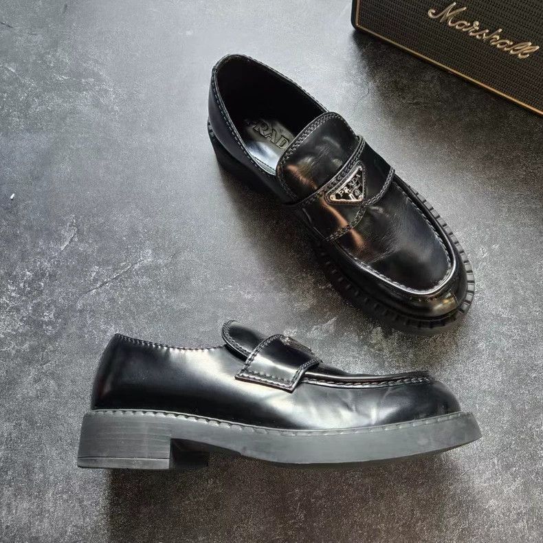 Prada PRADA Monolith Loafers Size 8/42-2506 Size US 8 / EU 41 - 3 Thumbnail