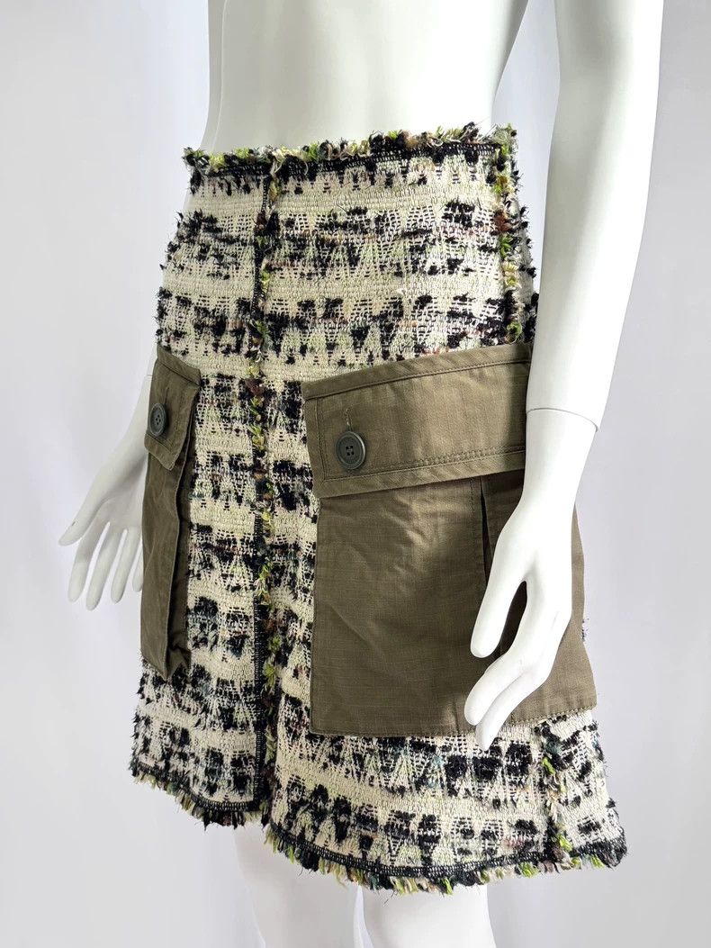 Louis Vuitton Louis vuitton Medieval tweed skirt Size 35" - 2 Thumbnail