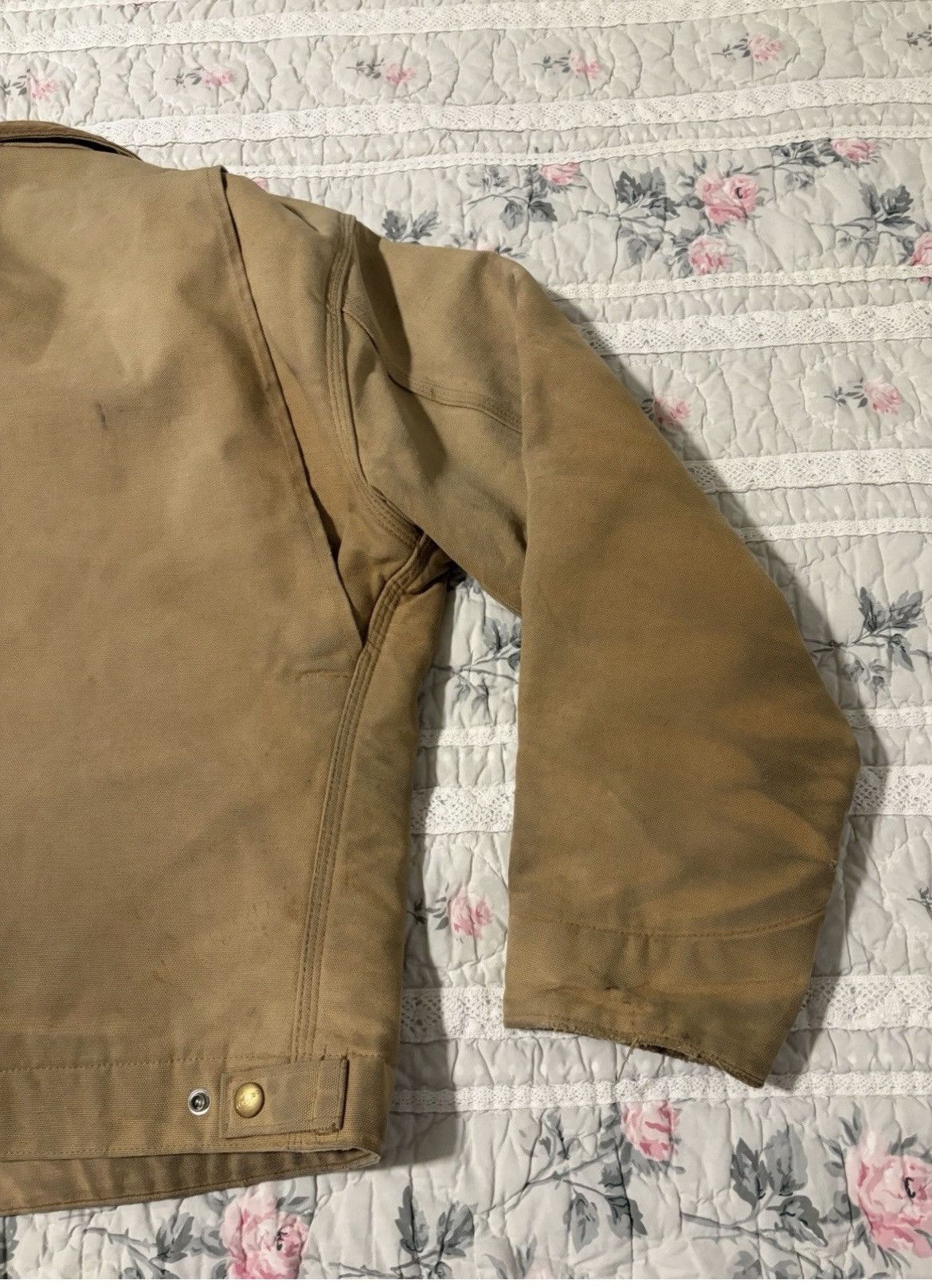 Carhartt Vintage Carhartt 6 BLJ tan detroit canvas blanket lining Size US S / EU 44-46 / 1 - 8 Thumbnail