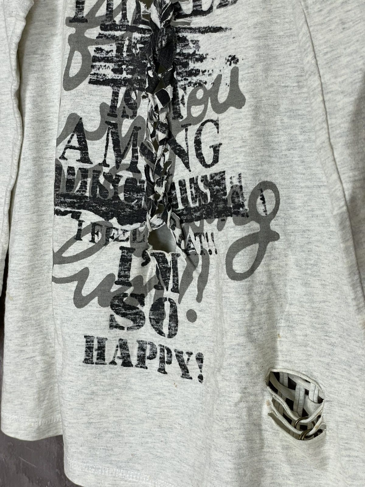 Japanese Brand × Miss Sixty 💥Y2K💥Miss Sixty longsleeve With Hysteric Glamour Design Size M / US 6-8 / IT 42-44 - 8 Thumbnail