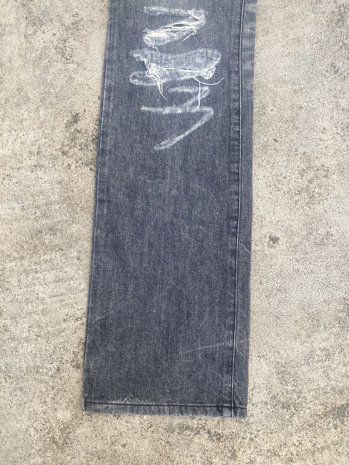 Japanese Brand × Le Grande Bleu (L.G.B.) Flare Jeans MkHomme Distressed Bootcut Size US 30 / EU 46 - 4 Thumbnail