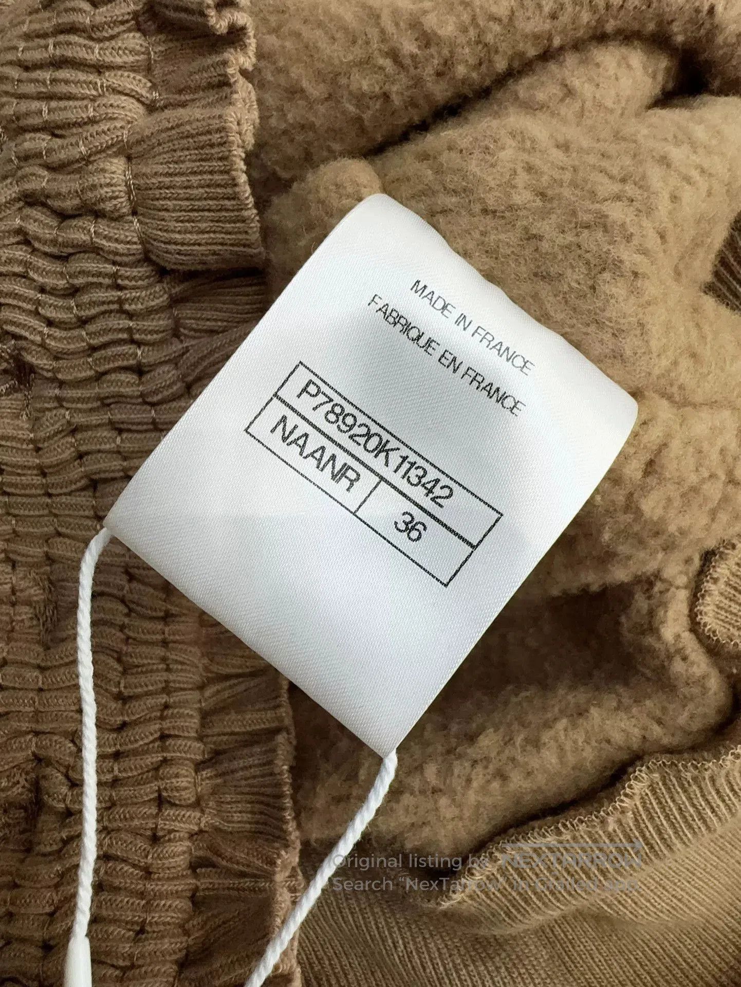 Chanel Chanel Brown Teddy Crewneck Logo Sweatshirt. Size US M / EU 48-50 / 2 - 6 Thumbnail
