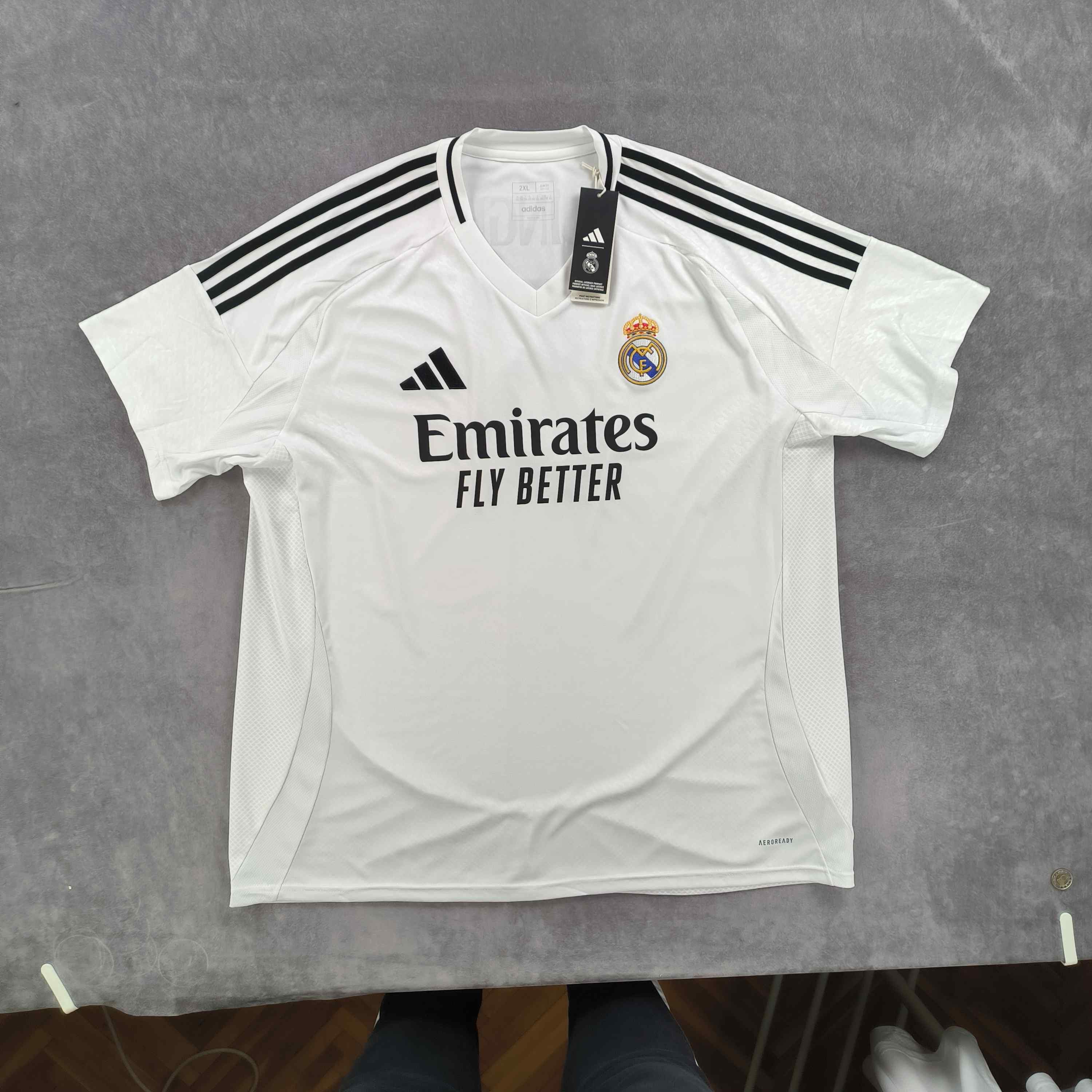 Adidas NEW Real Madrid 2024-25 home Bellingham football jersey XXL Size US XXL / EU 58 / 5 - 2 Thumbnail