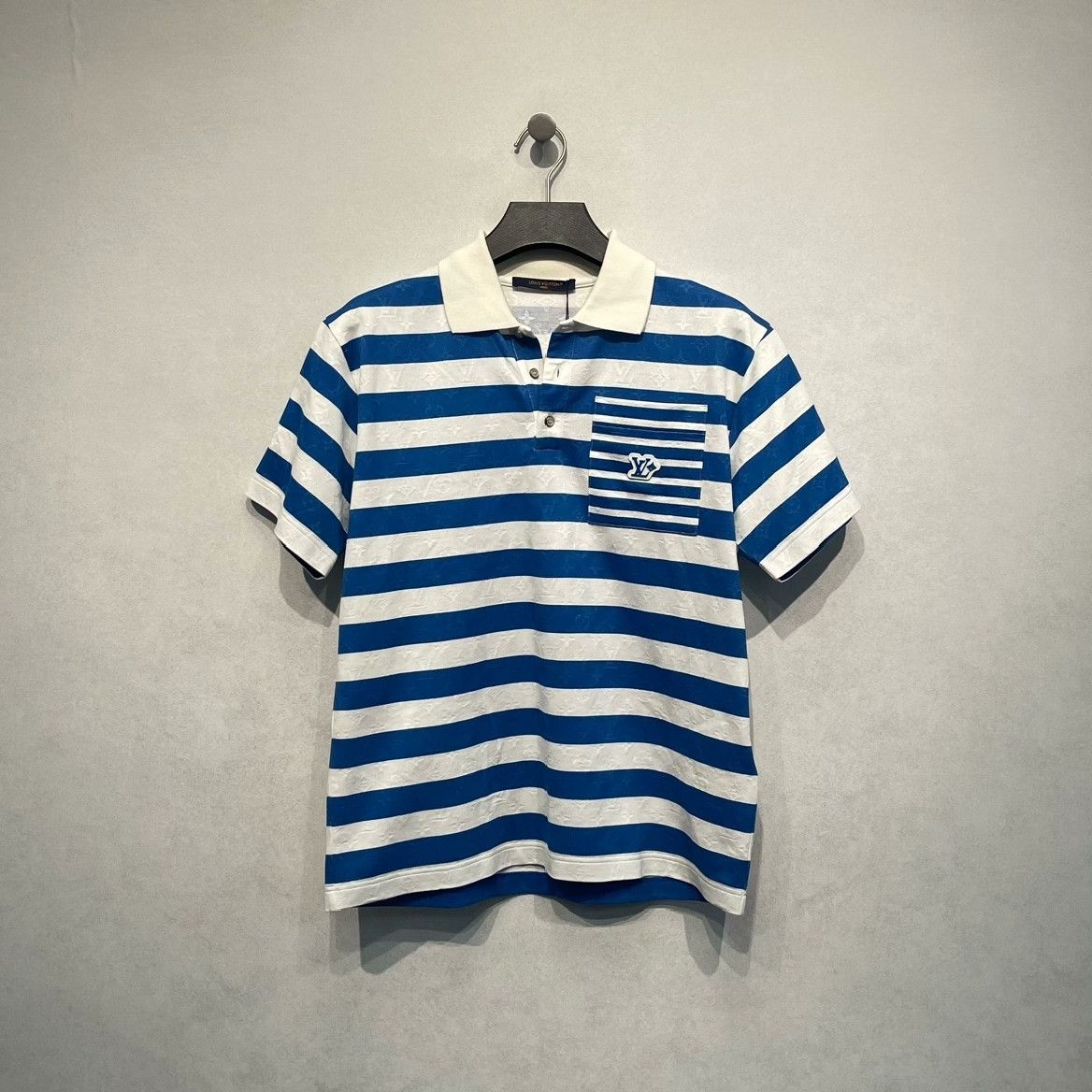 Louis Vuitton Louis Vuitton Monogram Striped Polo Shirt US M Size US M / EU 48-50 / 2 - 1 Thumbnail