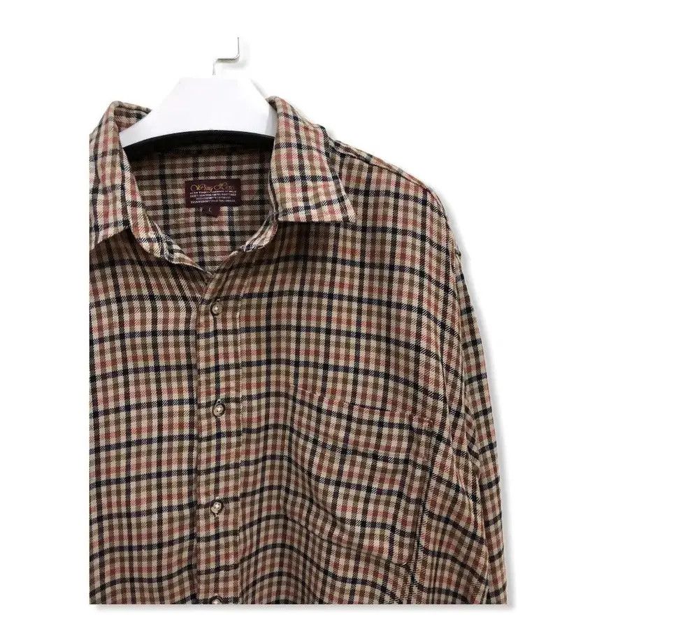 Vintage Vintage Wing Rero Flannel Shirt 👕 Size US L / EU 52-54 / 3 - 2 Thumbnail