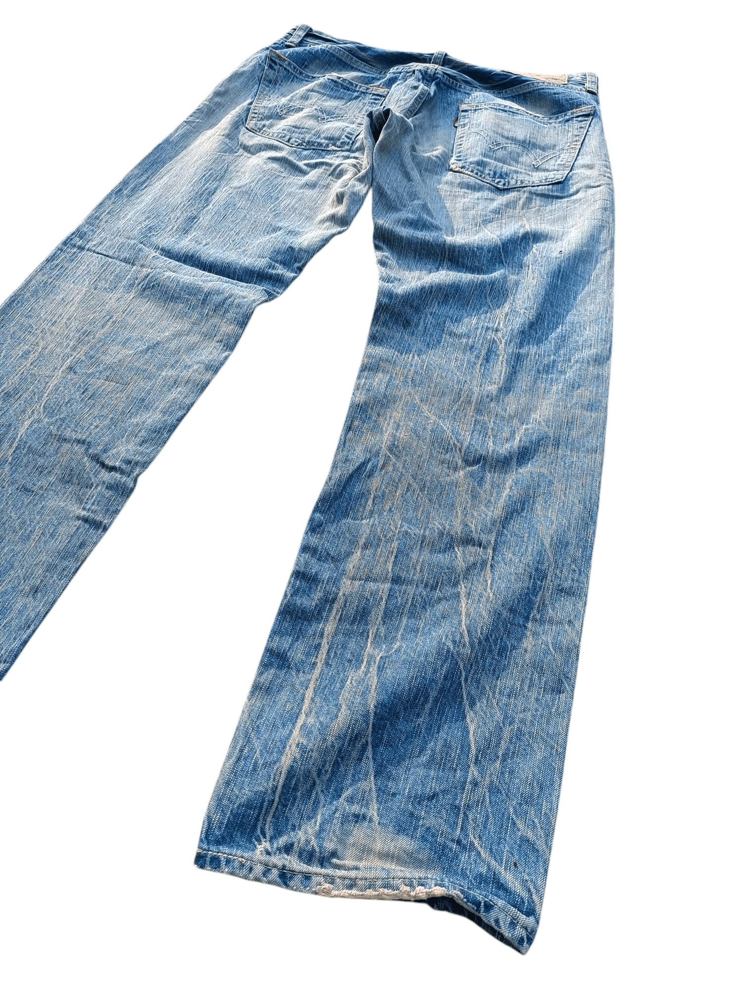 Edwin VINTAGE Edwin 504 Acid Wash Faded Rare Denim Size US 34 / EU 50 - 13 Thumbnail