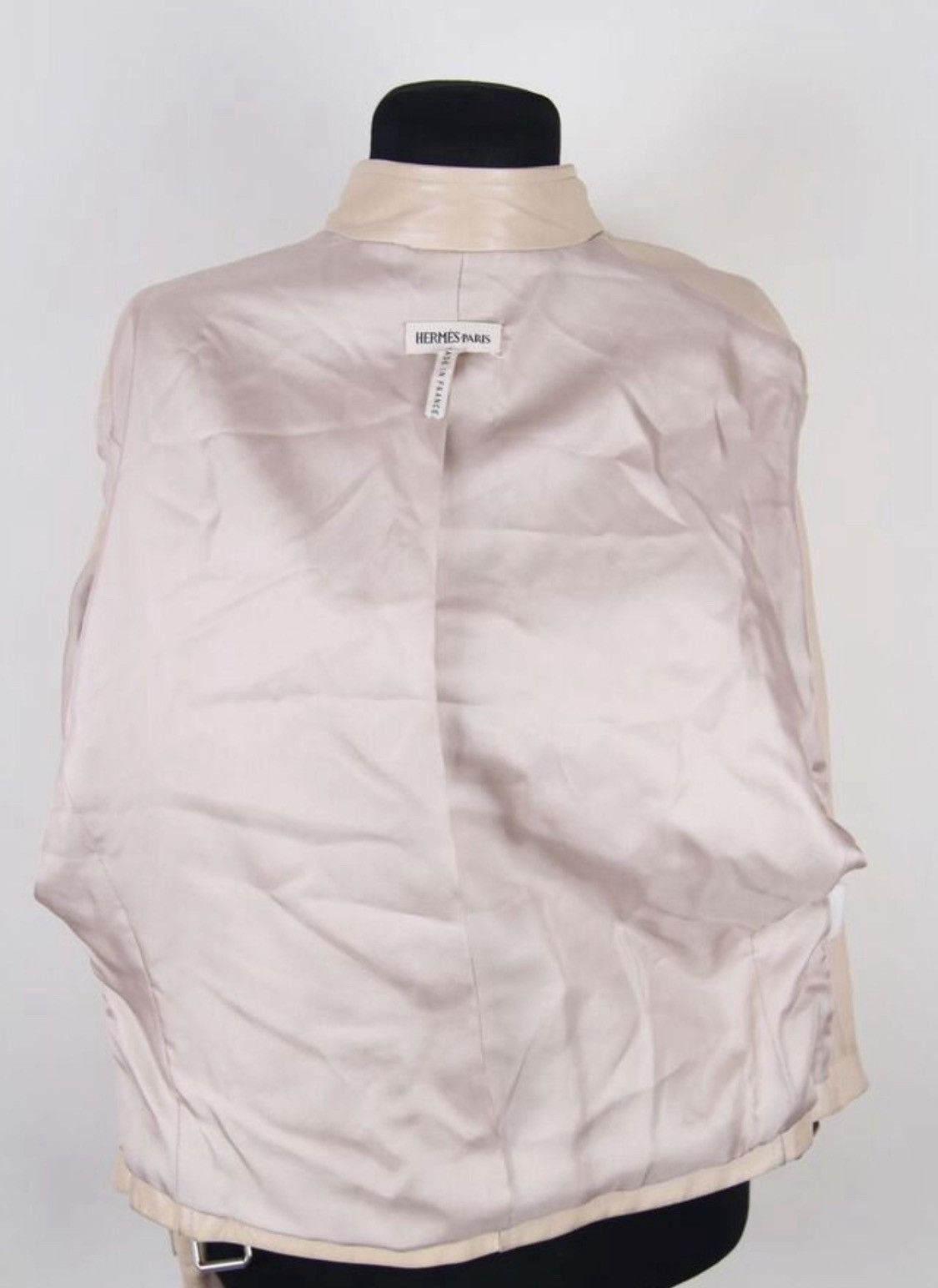 Hermes Hermés by Maison Margiela Leather Zipped Jacket Biker Size XS / US 0-2 / IT 36-38 - 3 Thumbnail