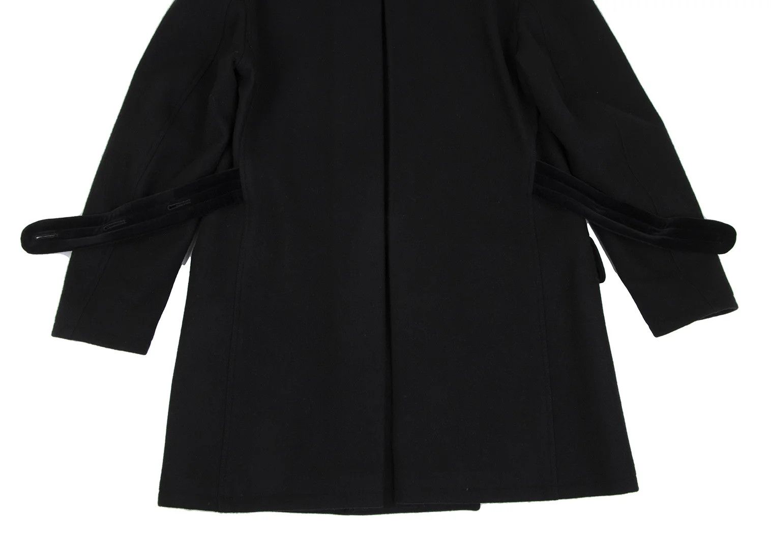 Jean Paul Gaultier Wool Coat with Metal Buttons in Black, Size 48 Size US M / EU 48-50 / 2 - 14 Thumbnail
