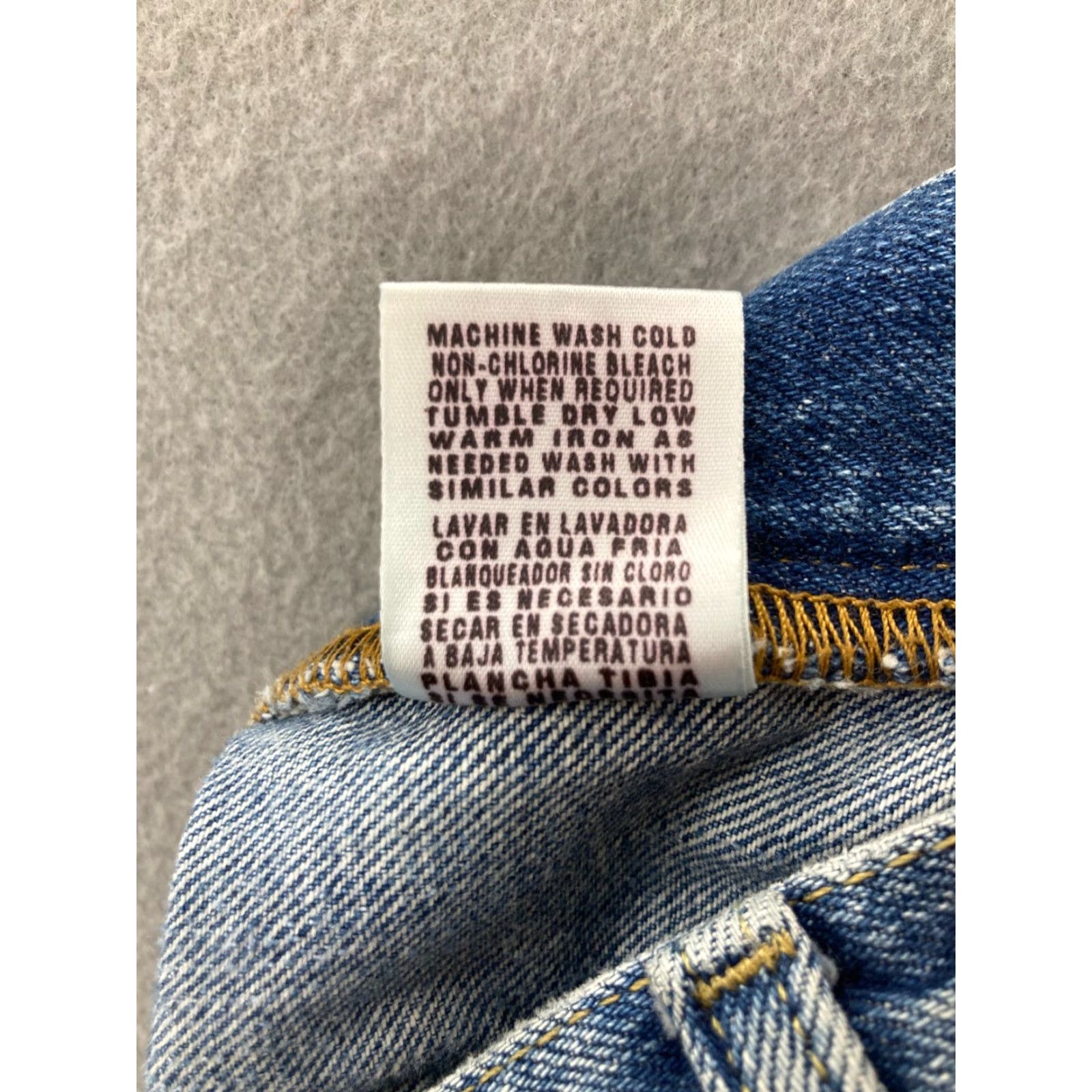 Ralph Lauren Ralph Lauren RL Hayden Jeans Mens 38x32 Jeans Men 38 Blue Cotton Denim Straight 90s Vintage No Regular Mid Rise 10-12 in 32 Inseam Size US 38 / EU 54 - 7 Thumbnail