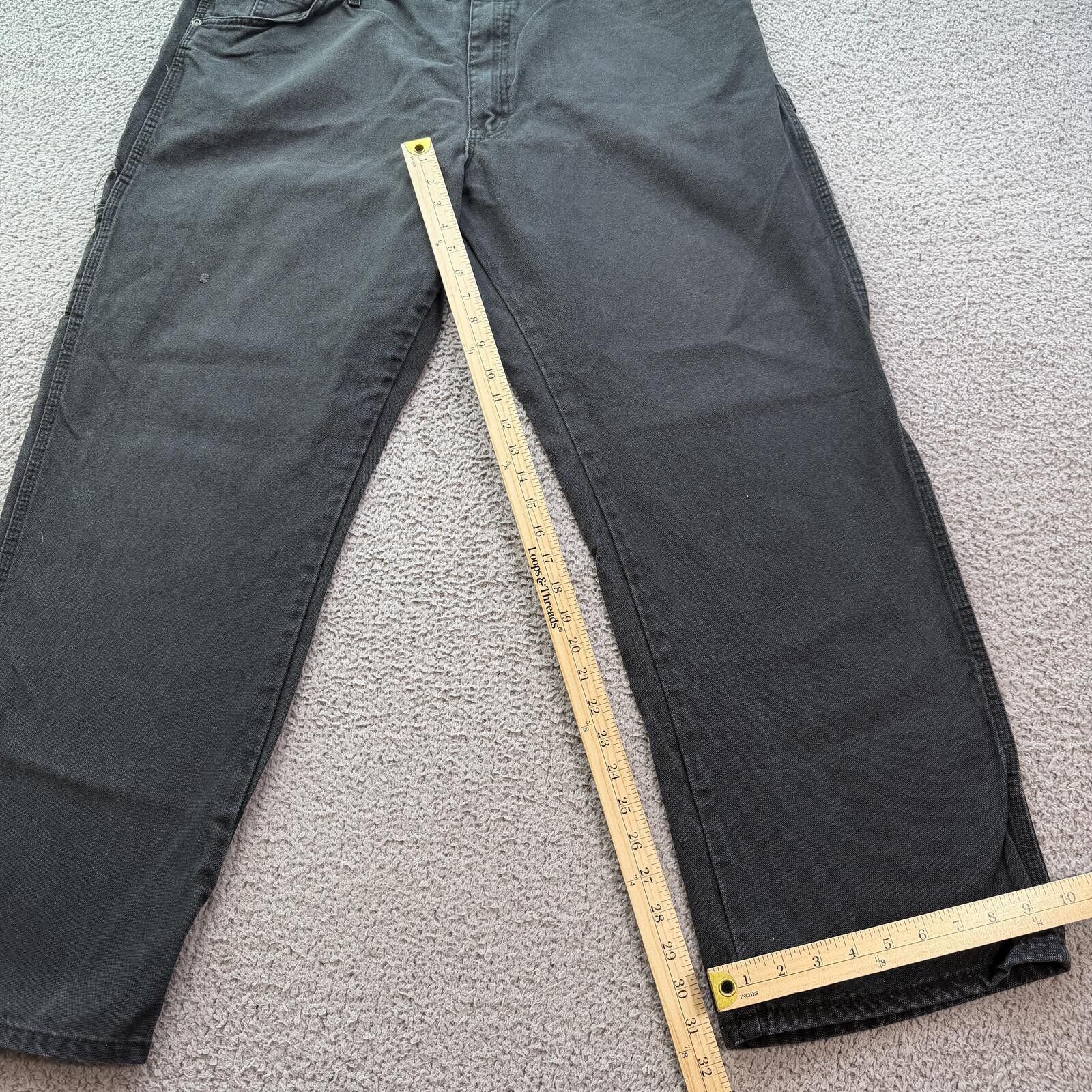 Dickies Vintage Dickies Carpenter Pants Black Baggy Skater 42x32 Size US 42 / EU 58 - 4 Thumbnail