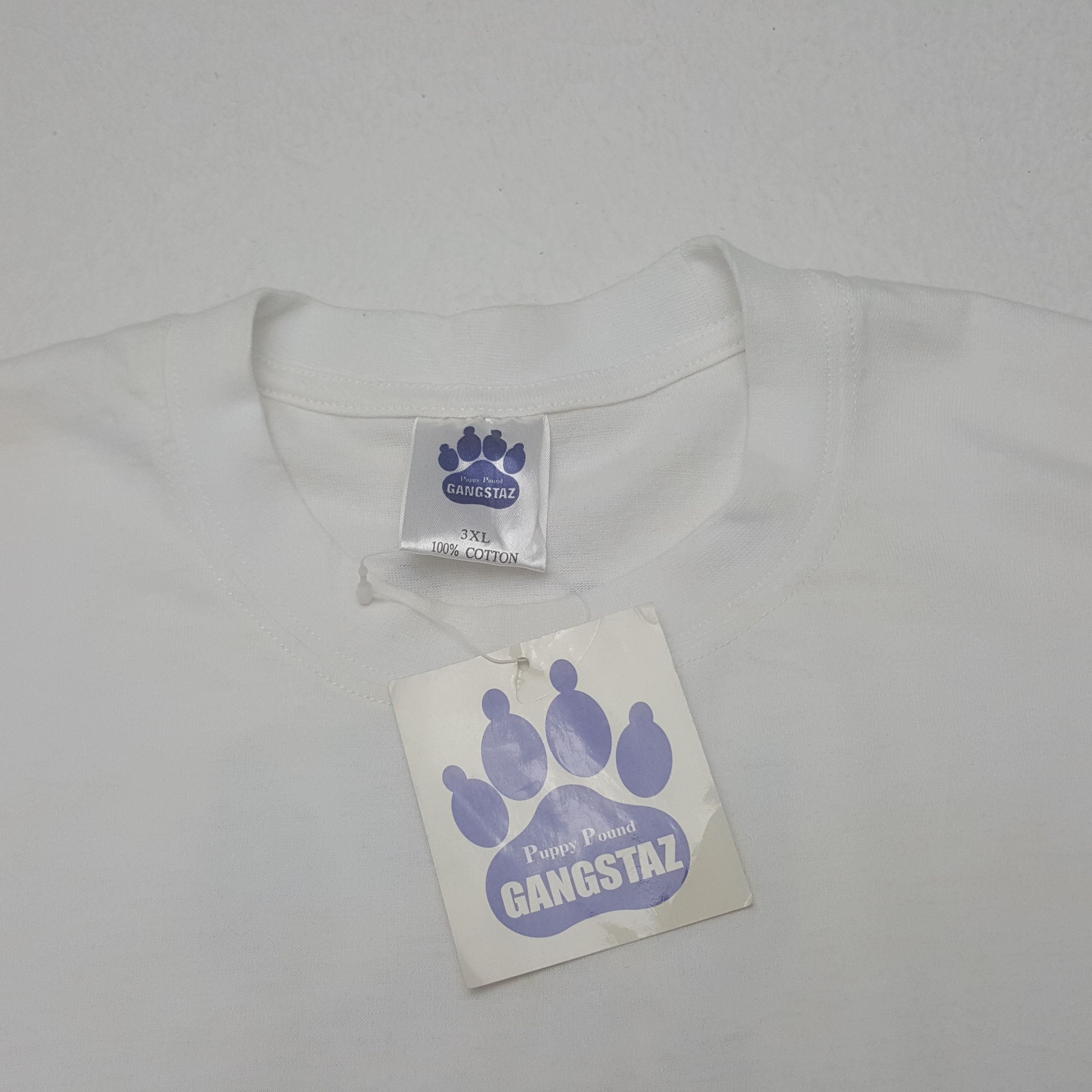 Vintage Vintage DPG Puppy Pound Gangstaz Tshirt Size US XXL / EU 58 / 5 - 5 Thumbnail