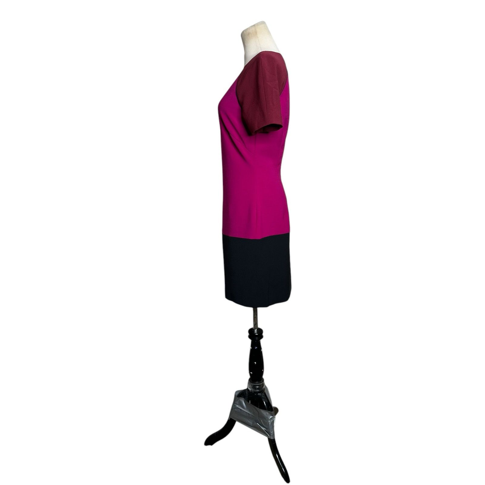 Jonathan Simkhai Purple Black Color Block Cocktail Dress 2