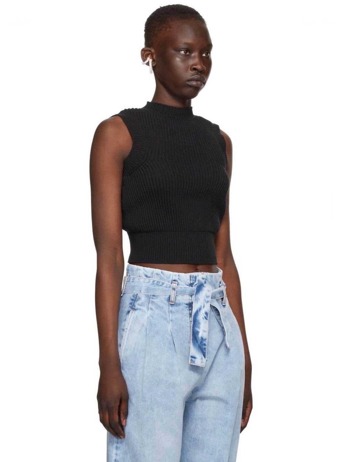 Other WANDERING Black Cotton Open Back Sweater Size M / US 6-8 / IT 42-44 - 6 Thumbnail