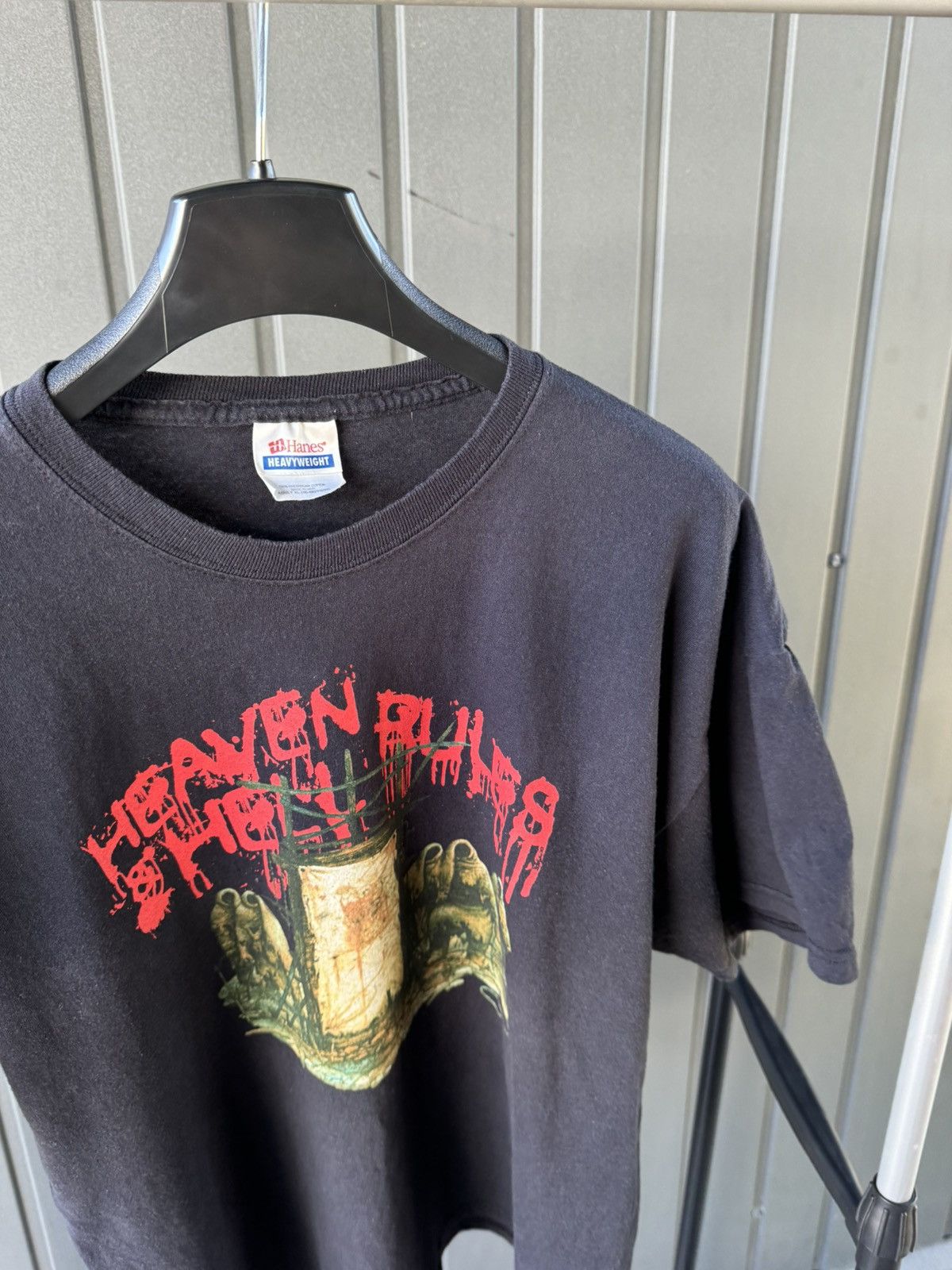 Band Tees × Vintage Vintage 2007 Heaven Hell Tour T Shirt Ozzy Y2K Tee Size US XL / EU 56 / 4 - 4 Thumbnail