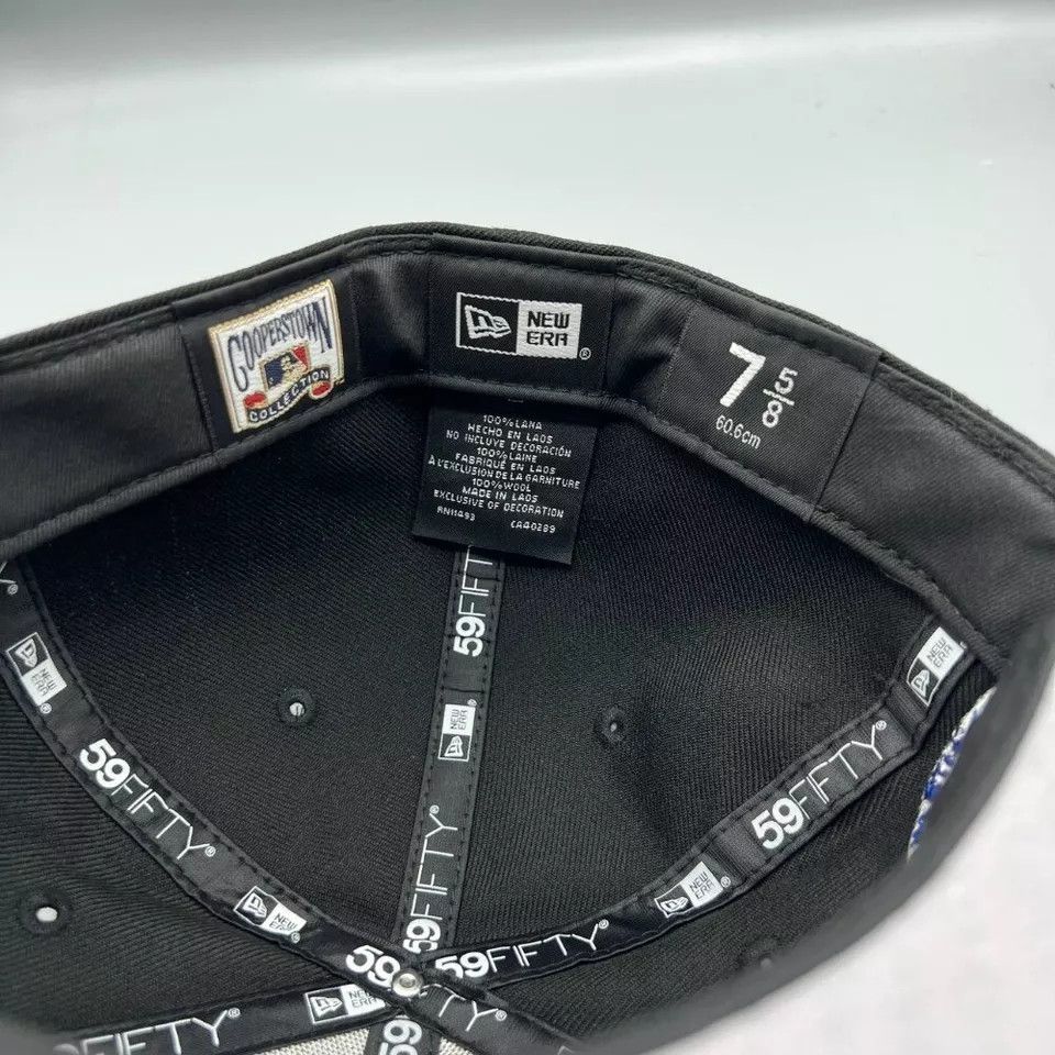 New Era Atlanta Braves Hat Men 7 5/8 59Fifty New Era Fitted Cap Size ONE SIZE - 7 Thumbnail
