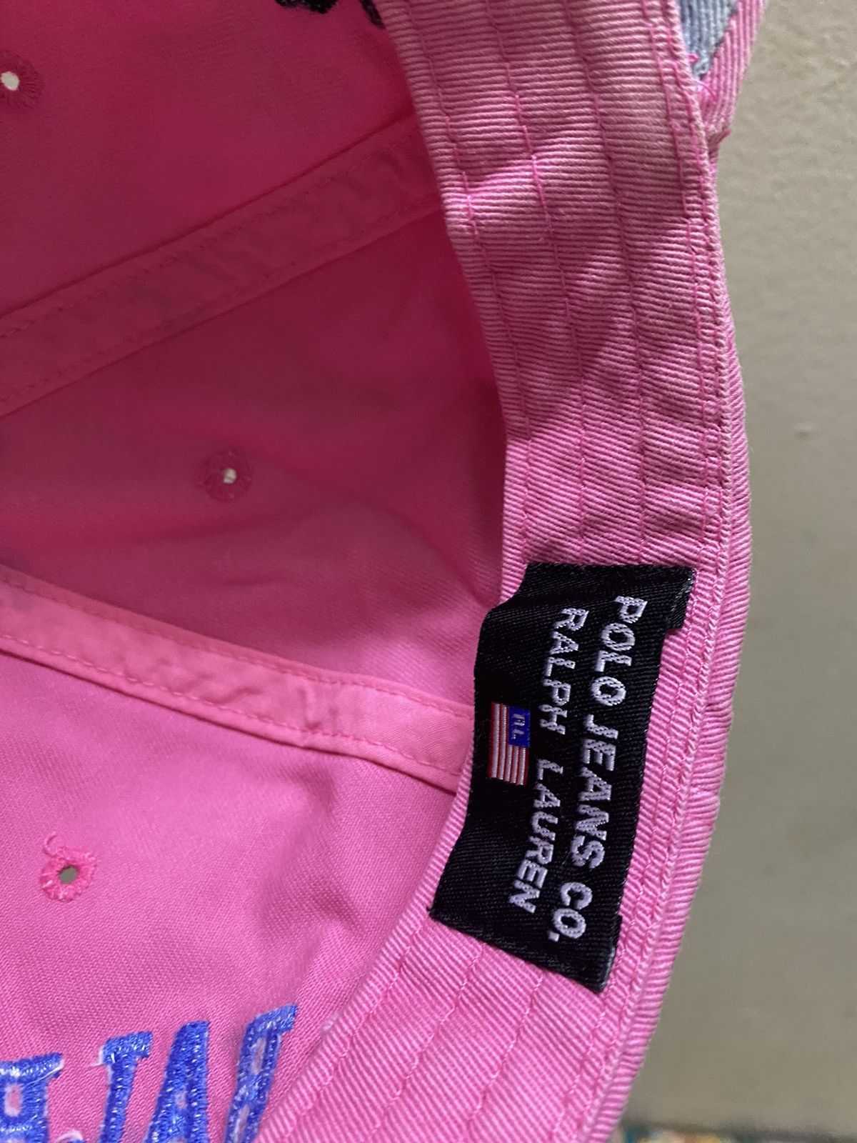 Ralph Lauren × Vintage Polo Jeans by Ralph Lauren Retro Vintage Cap Size ONE SIZE - 6 Thumbnail