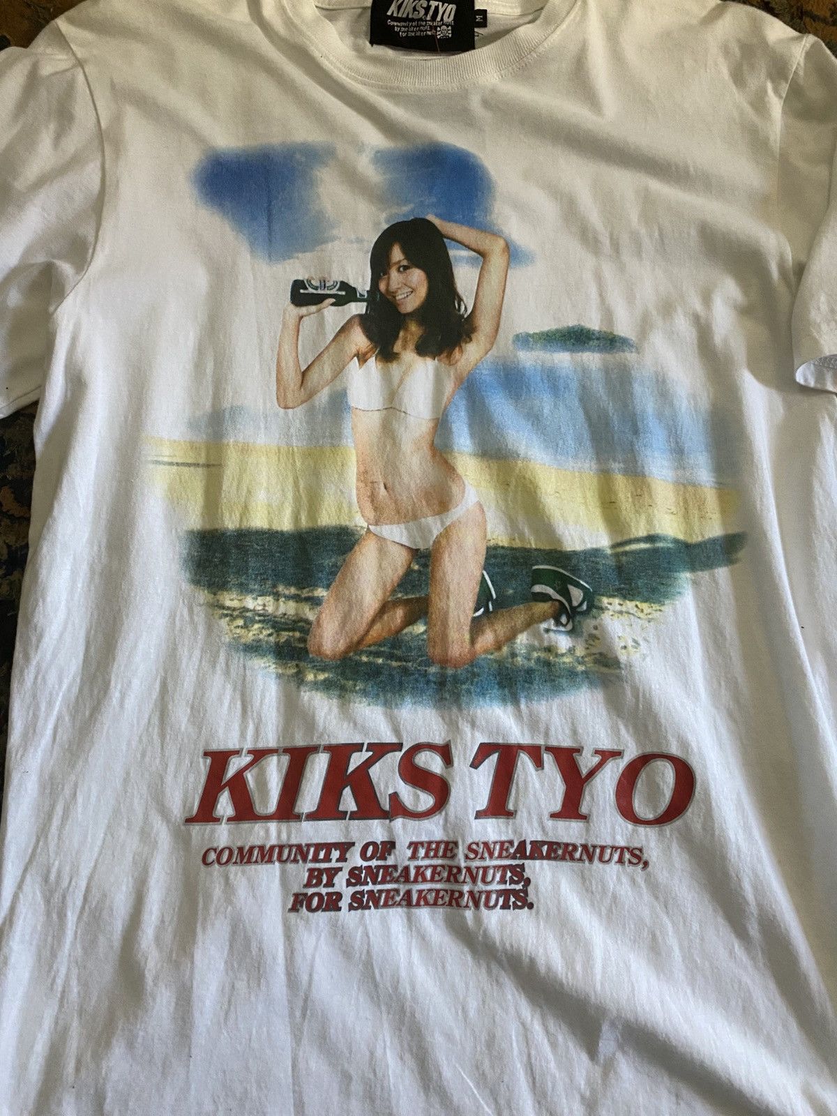 Japanese Brand Vintage Y2K Kiks Tyo Graphic Tee Size US M / EU 48-50 / 2 - 3 Thumbnail