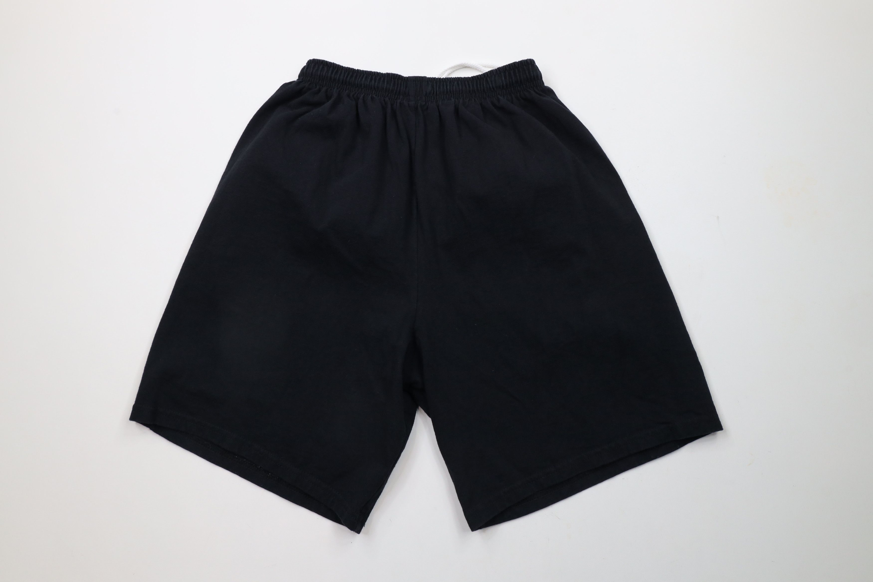 Vintage Vintage 90s Streetwear Above Knee Cotton Dad Shorts Black Size US 30 / EU 46 - 7 Thumbnail