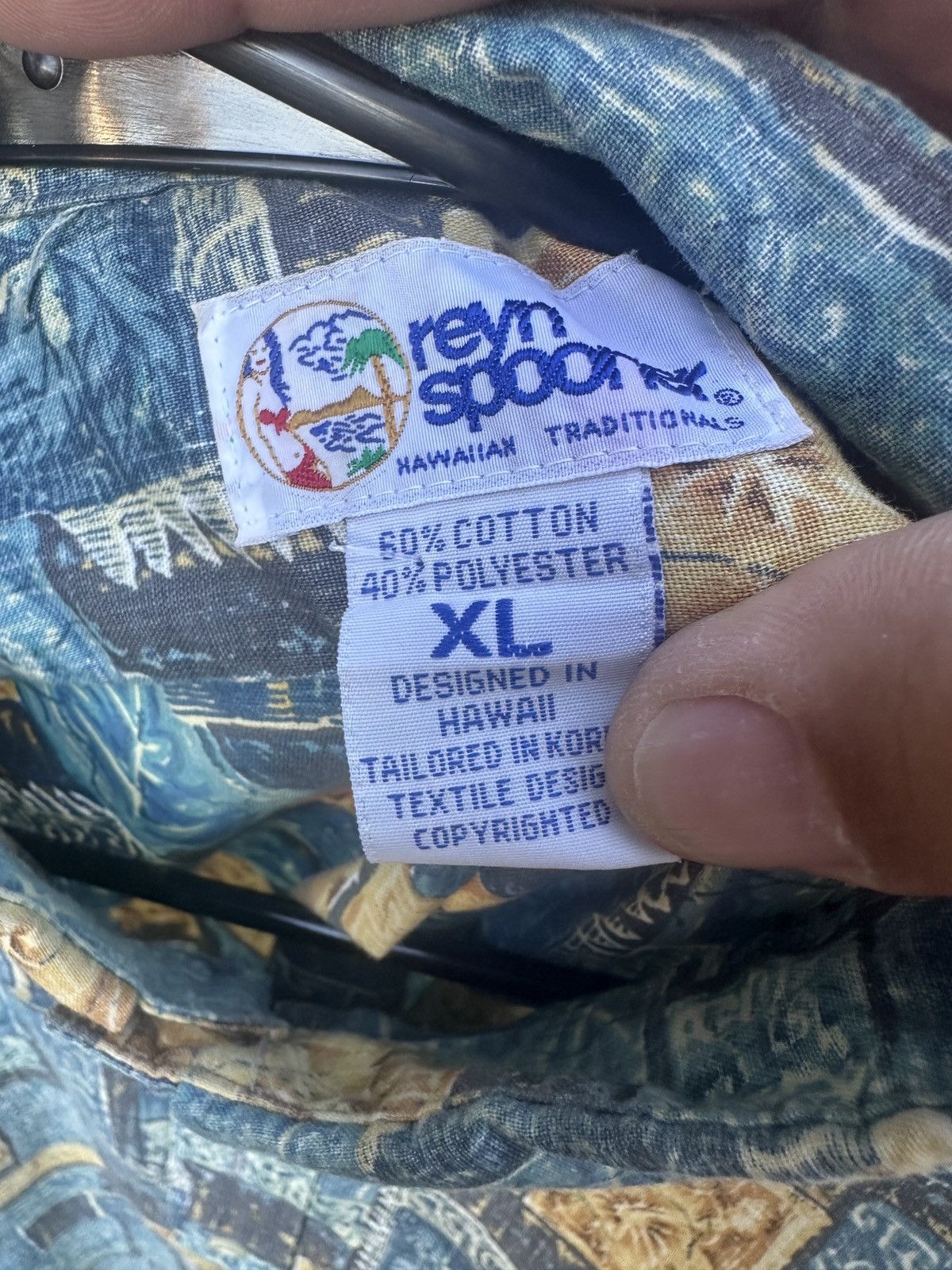 Reyn Spooner Reyn Spooner Hawaiian Print Multicolored 3/4 Button Men's XL Size US XL / EU 56 / 4 - 4 Thumbnail