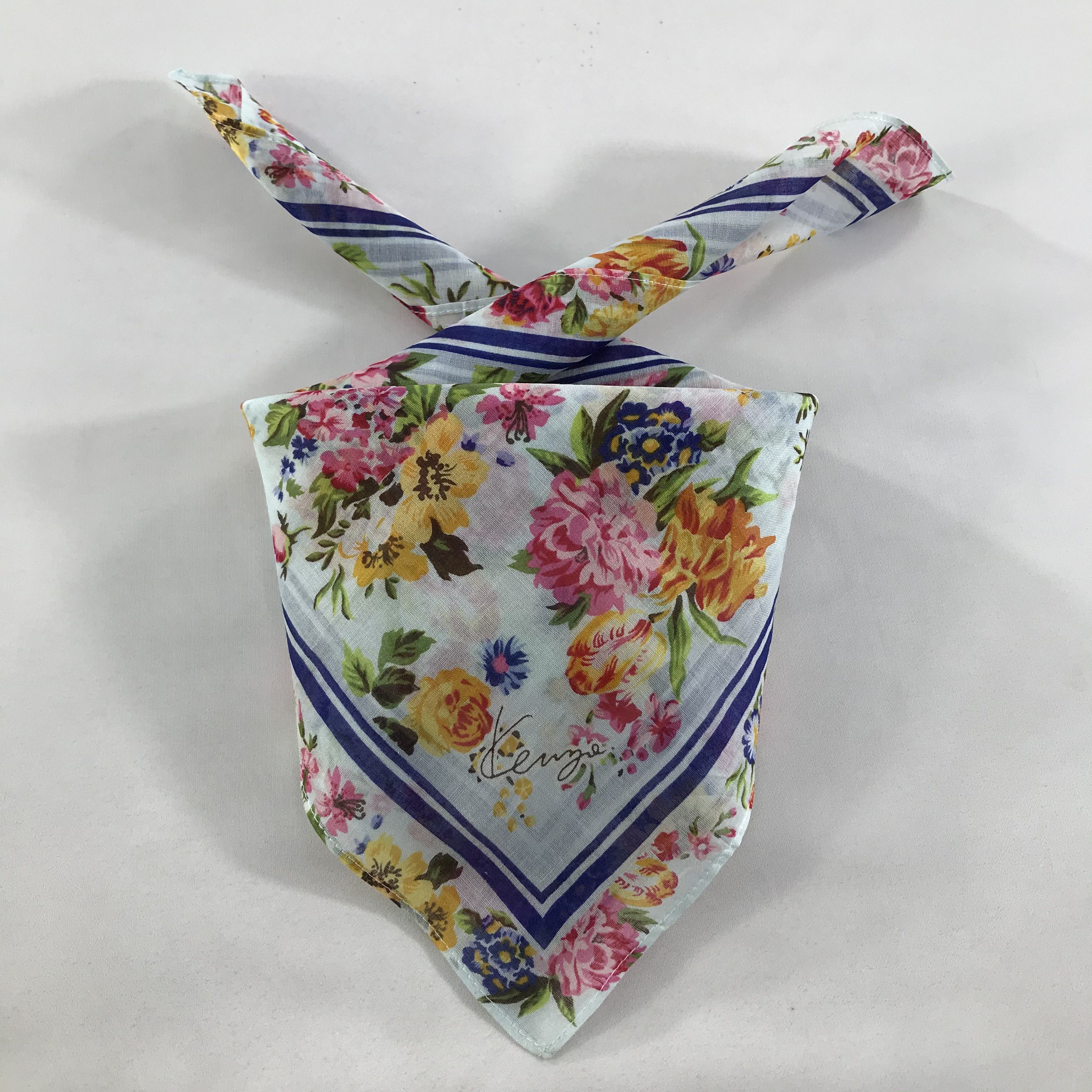Kenzo × Vintage Kenzo Bandana / Handkerchief / Neckerchief - S1422 Size ONE SIZE - 3 Thumbnail