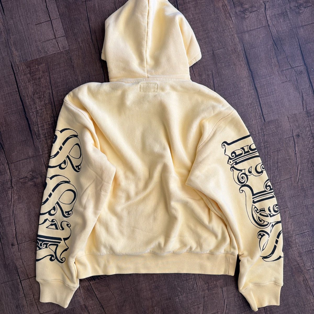 Stussy Stussy motif script hoodie yellow Size US L / EU 52-54 / 3 - 3 Thumbnail