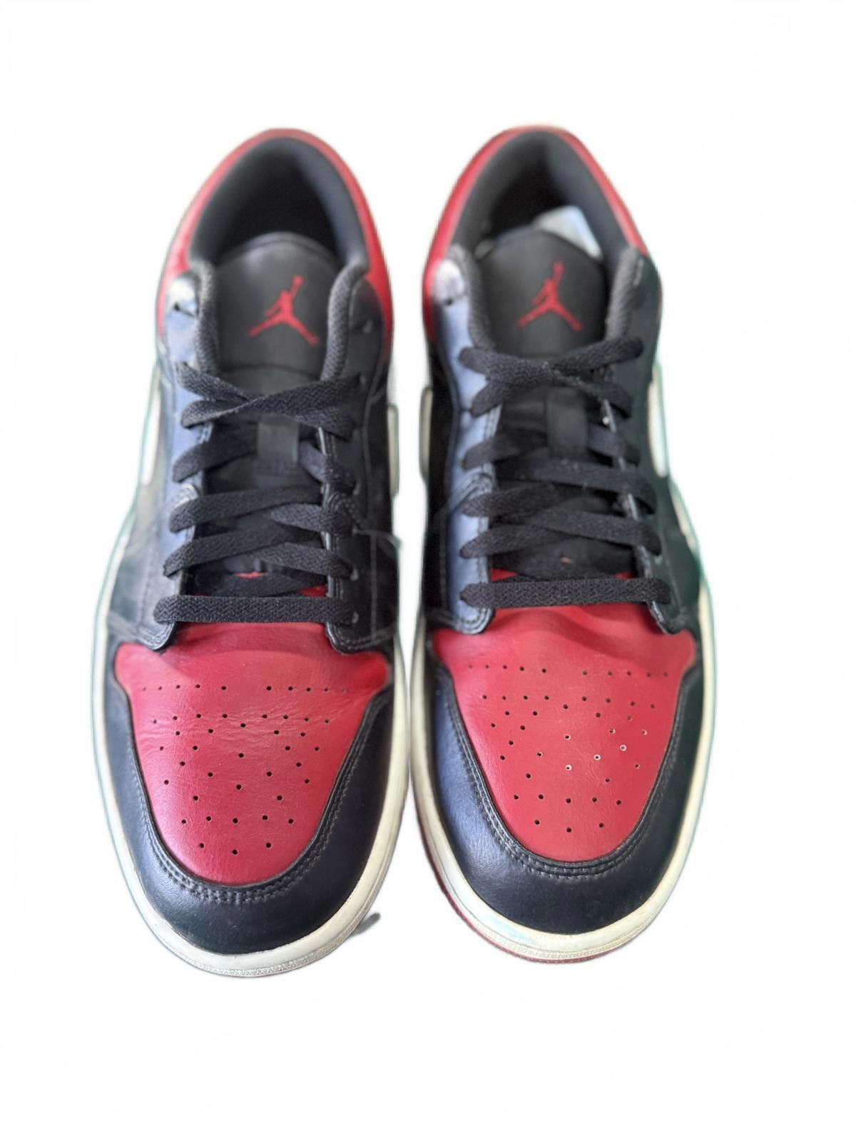 Jordan Brand 13M- Air Jordan 1 Low OG Black Red White Sneakers Size US 13 / EU 46 - 2 Thumbnail