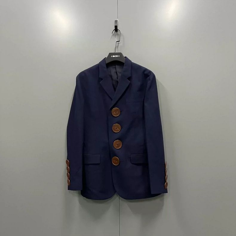 Givenchy Givenchy Size50 Navy Blue Suit Size US M / EU 48-50 / 2 - 1 Thumbnail