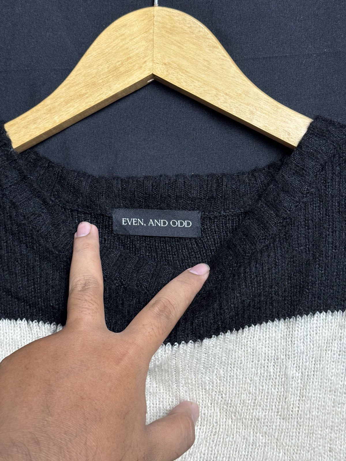 Beauty Beast × Hysteric Glamour × Japanese Brand Stripe Mohair Knit Sweater Kurt Cobain Style Size US L / EU 52-54 / 3 - 7 Thumbnail