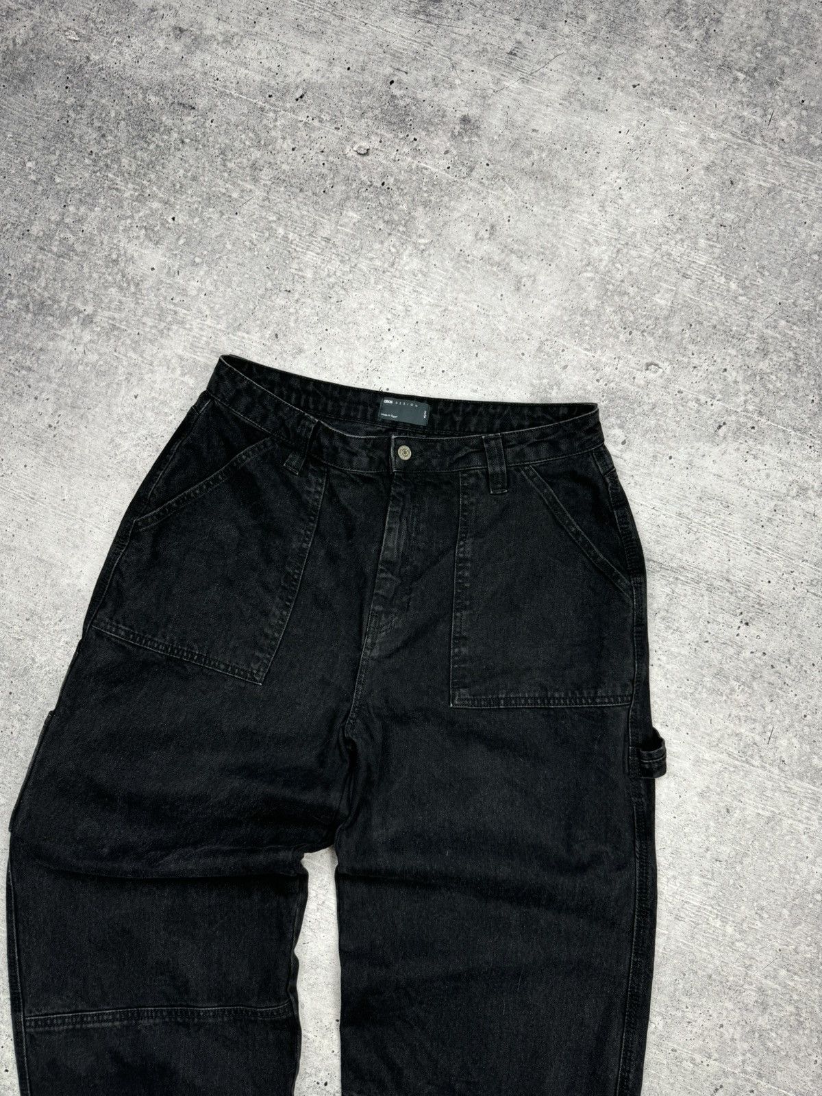 Japanese Brand × Vintage Vintage Asos Baggy Loose Fit Wide Leg Jeans Pants Trousers Size US 32 / EU 48 - 7 Thumbnail