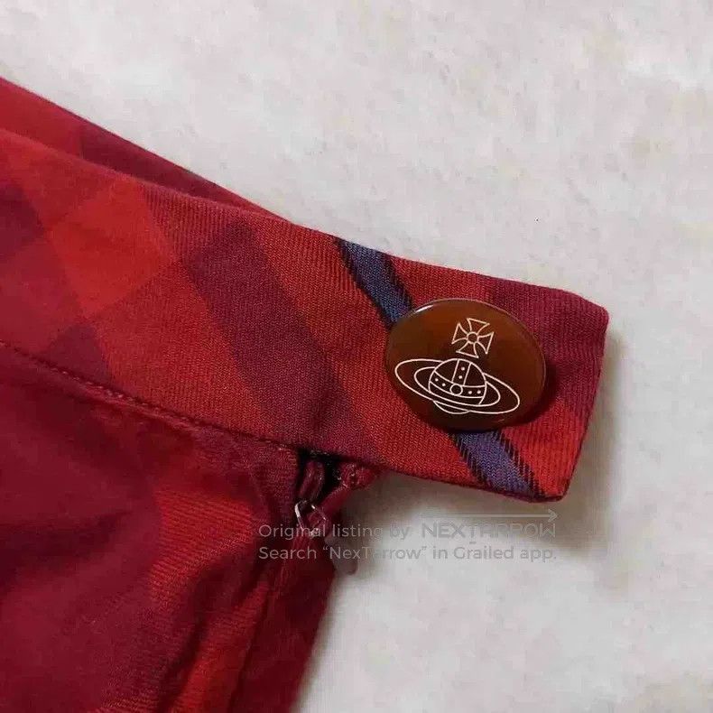 Vivienne Westwood Vivienne Westwood size 1 Plaid Bud Deformed Skirt Size 42" / US 20 - 7 Thumbnail