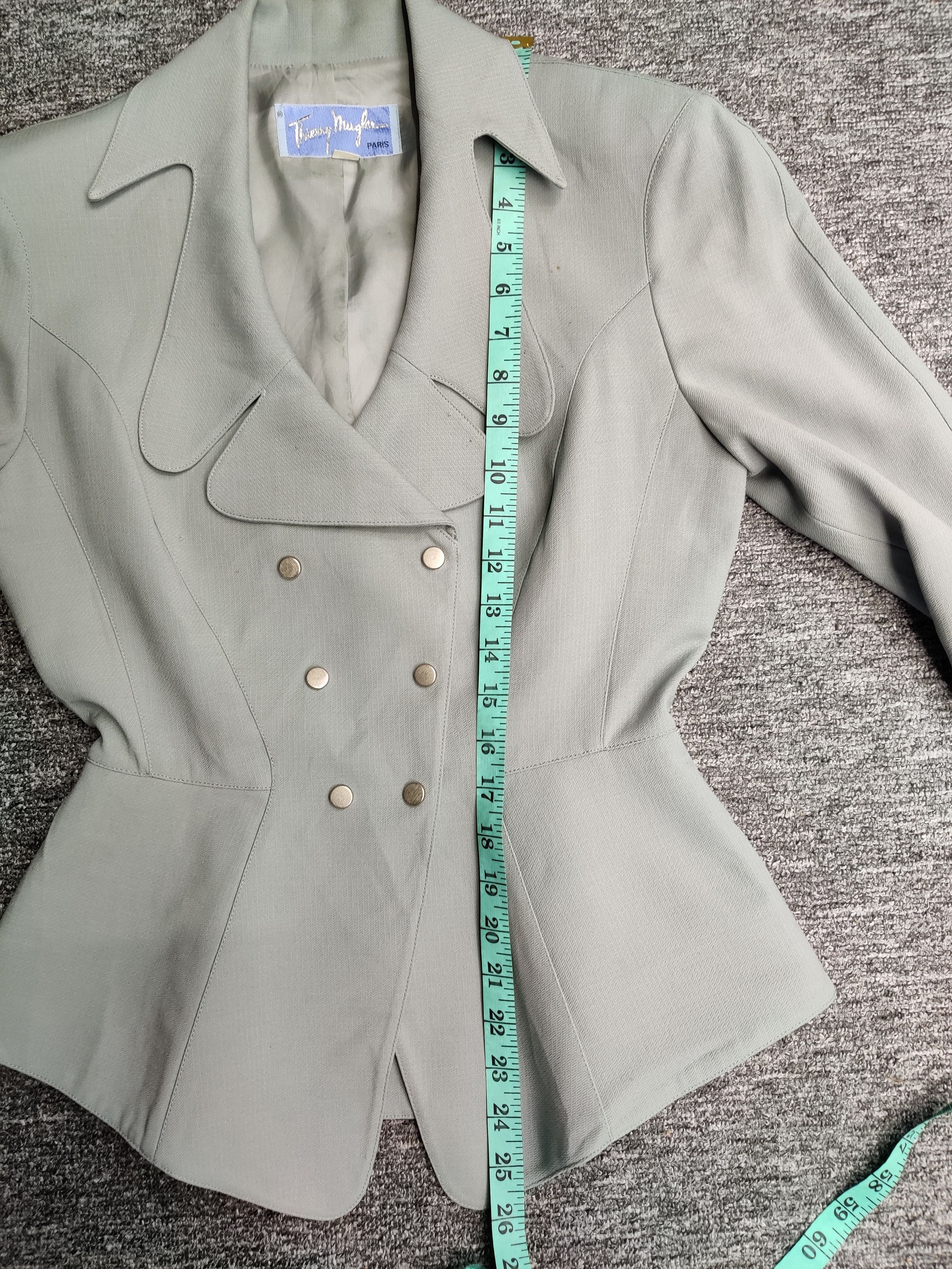 Thierry Mugler Thierry Mugler Wool Blazer Coat Size S / US 4 / IT 40 - 18 Thumbnail