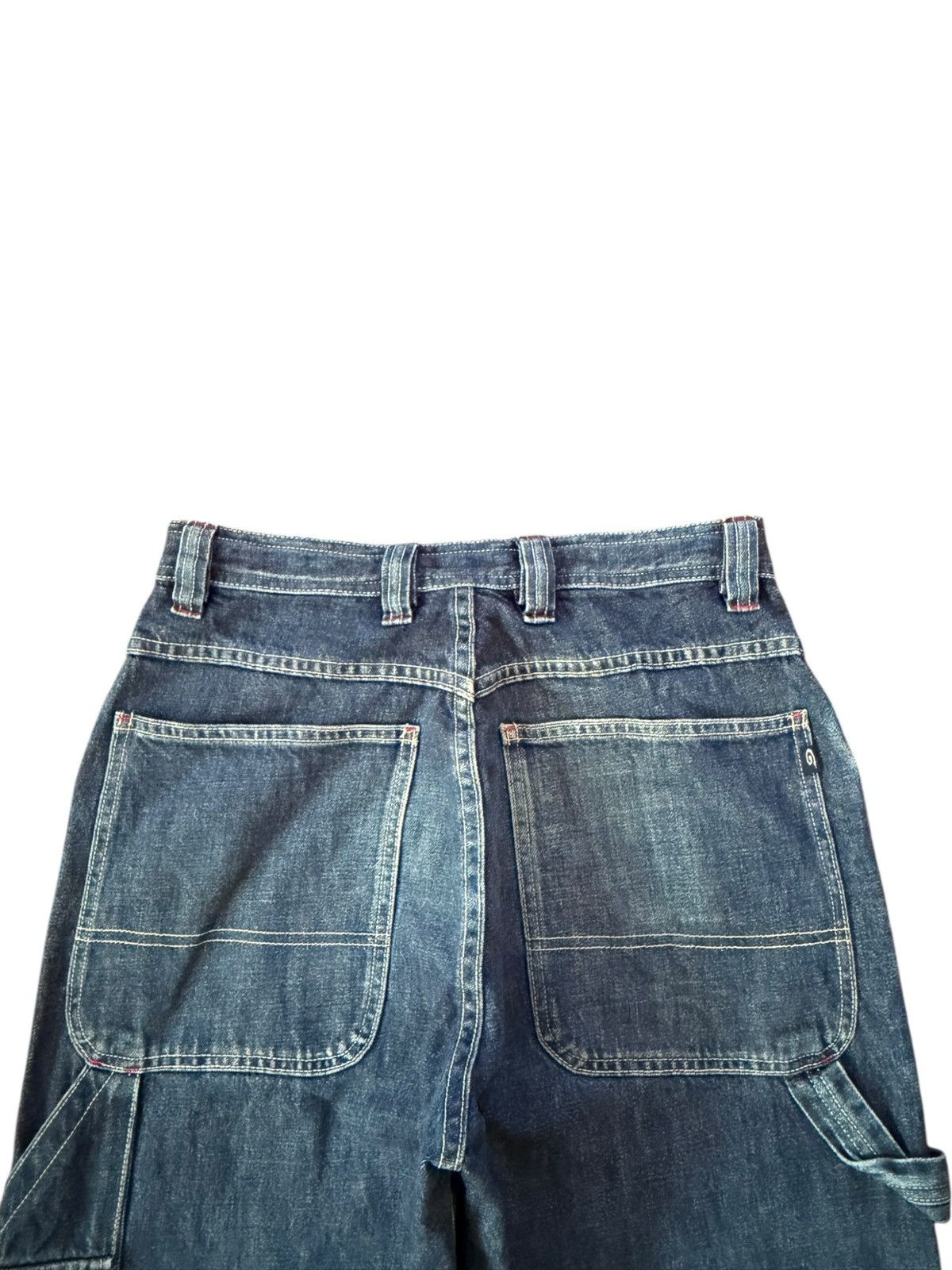 FUCT Vintage Japanese Brand Blue Wash Carpenter Baggy Jeans Size US 29 - 4 Thumbnail
