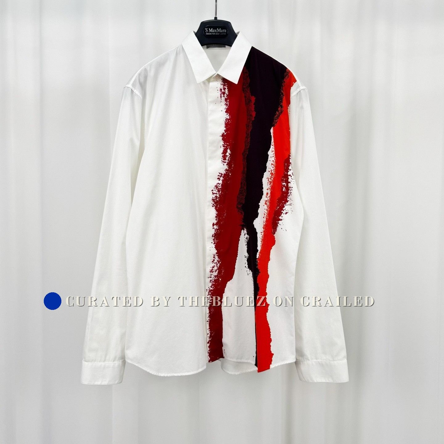 Dior Dior Runway Ink Long-Sleeve Shirt Size US XXS / EU 40 - 1 Thumbnail