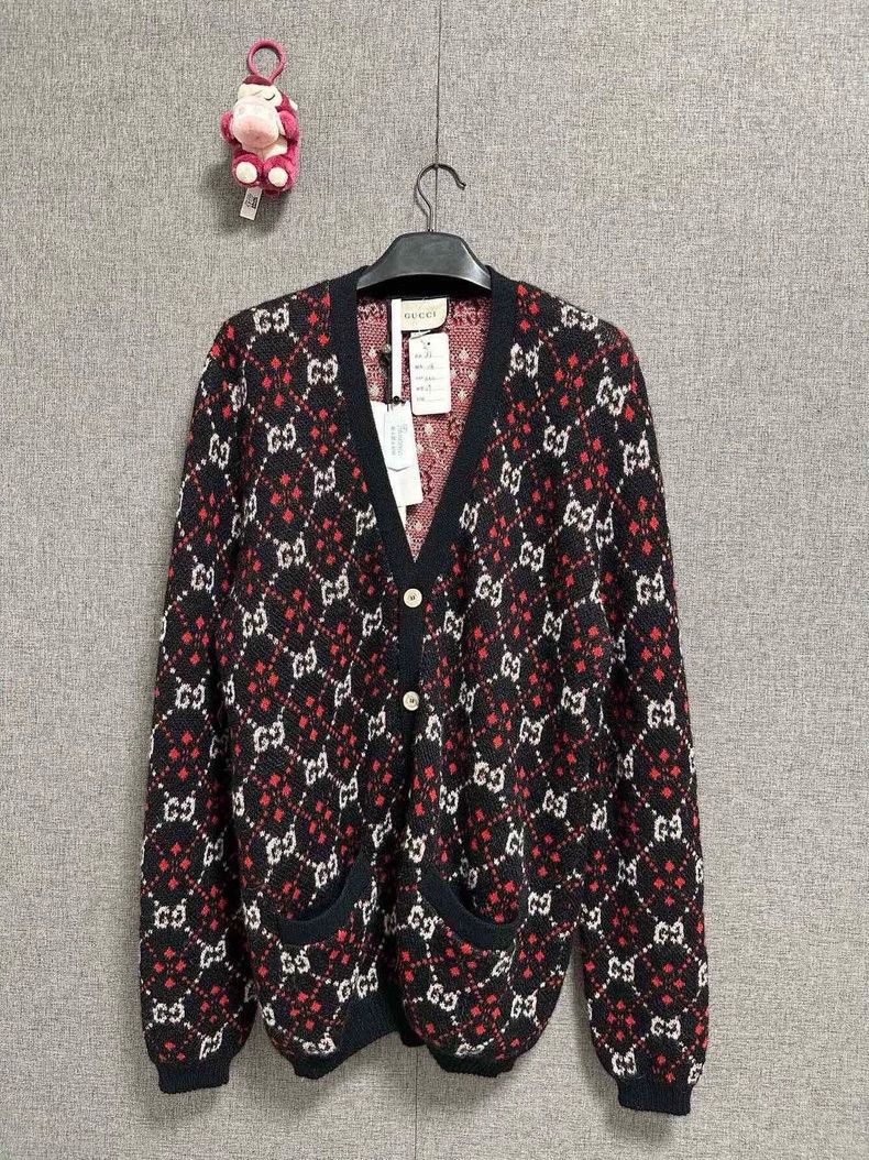 Gucci Gucci Classic Logo Long Cardigan - dmc Size US XXL / EU 58 / 5 - 1 Thumbnail
