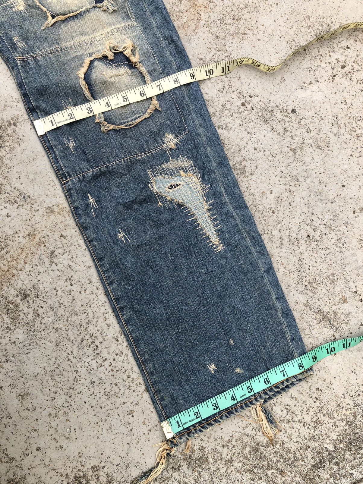 Hypebeast BORO RUSTY DENIM BY US BOARDER DENIM Size US 33 - 14 Thumbnail