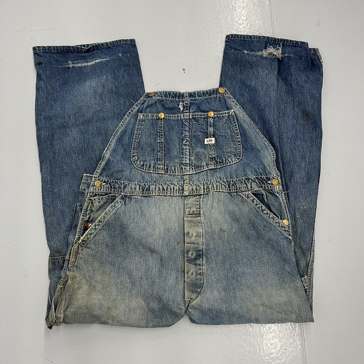 Lee Vintage 50s Lee Union Made Jelt Sanforized Overalls 38x31 Size US 38 / EU 54 - 1 Thumbnail